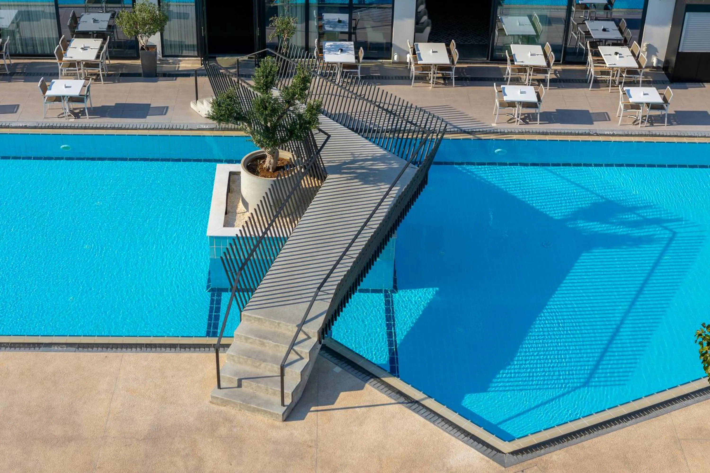 Swimming pool in Anemi Hotel & Suites