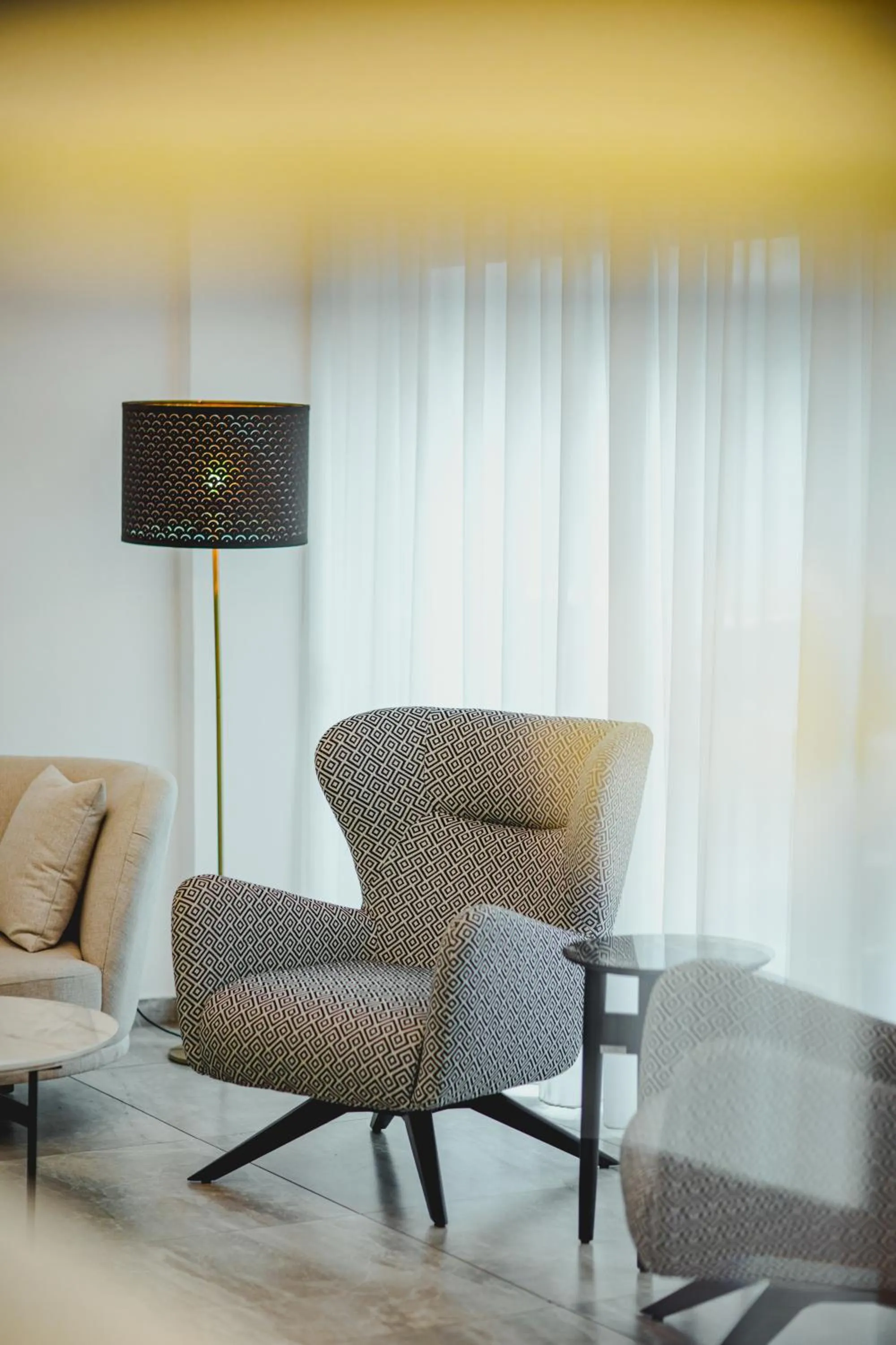 Seating area in Roseum Boutique Hotel