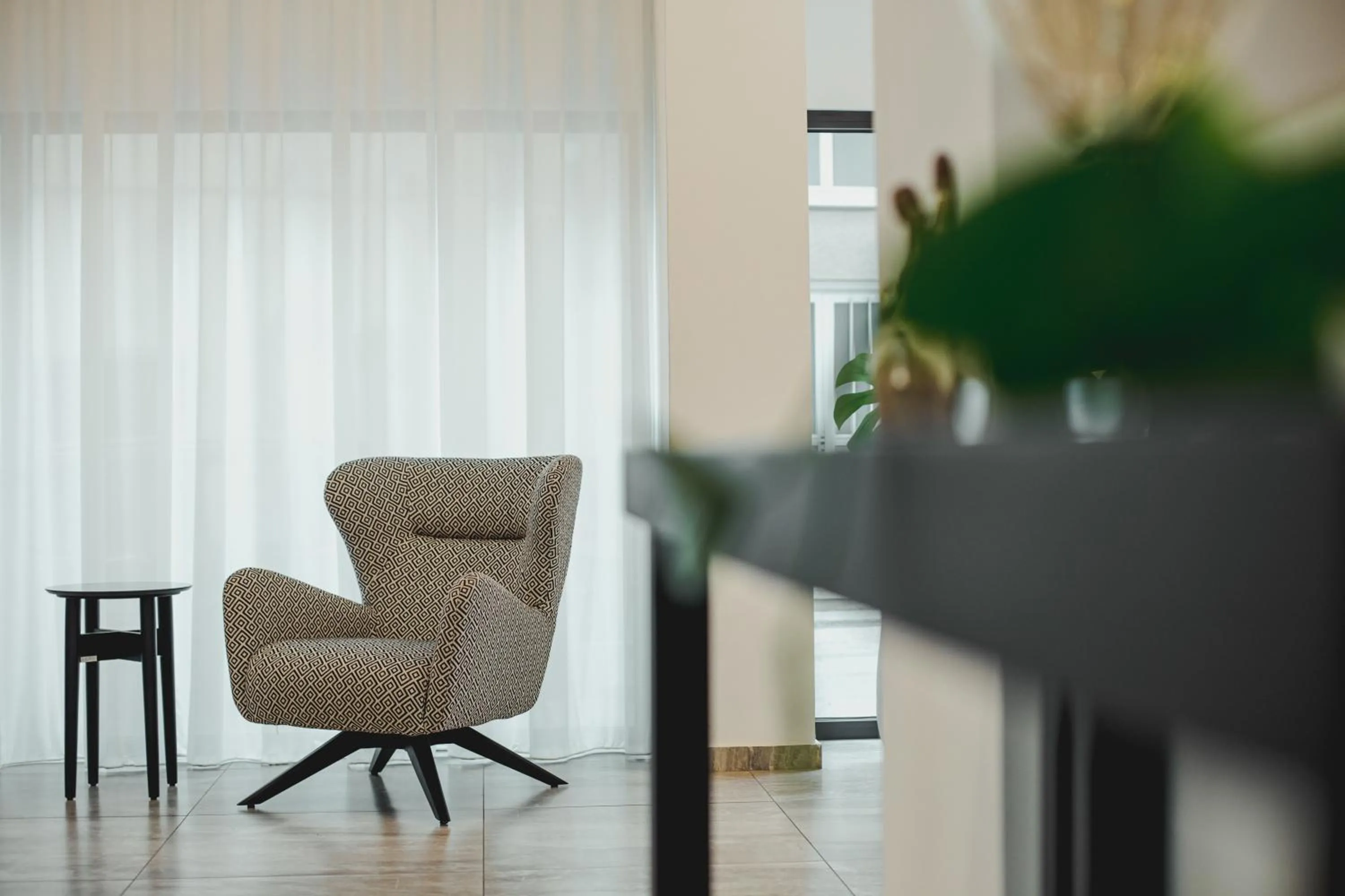 Seating area in Roseum Boutique Hotel