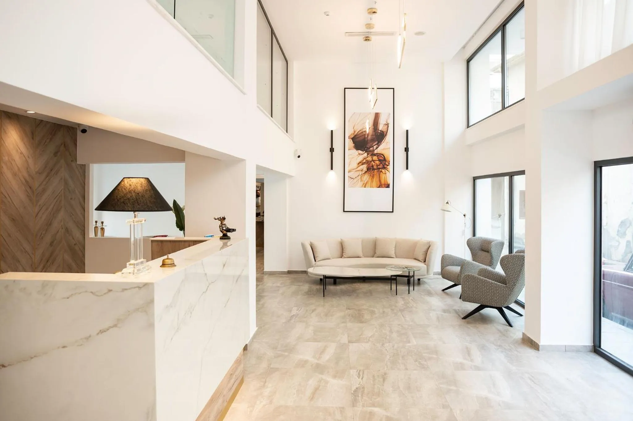 Lobby or reception in Roseum Boutique Hotel