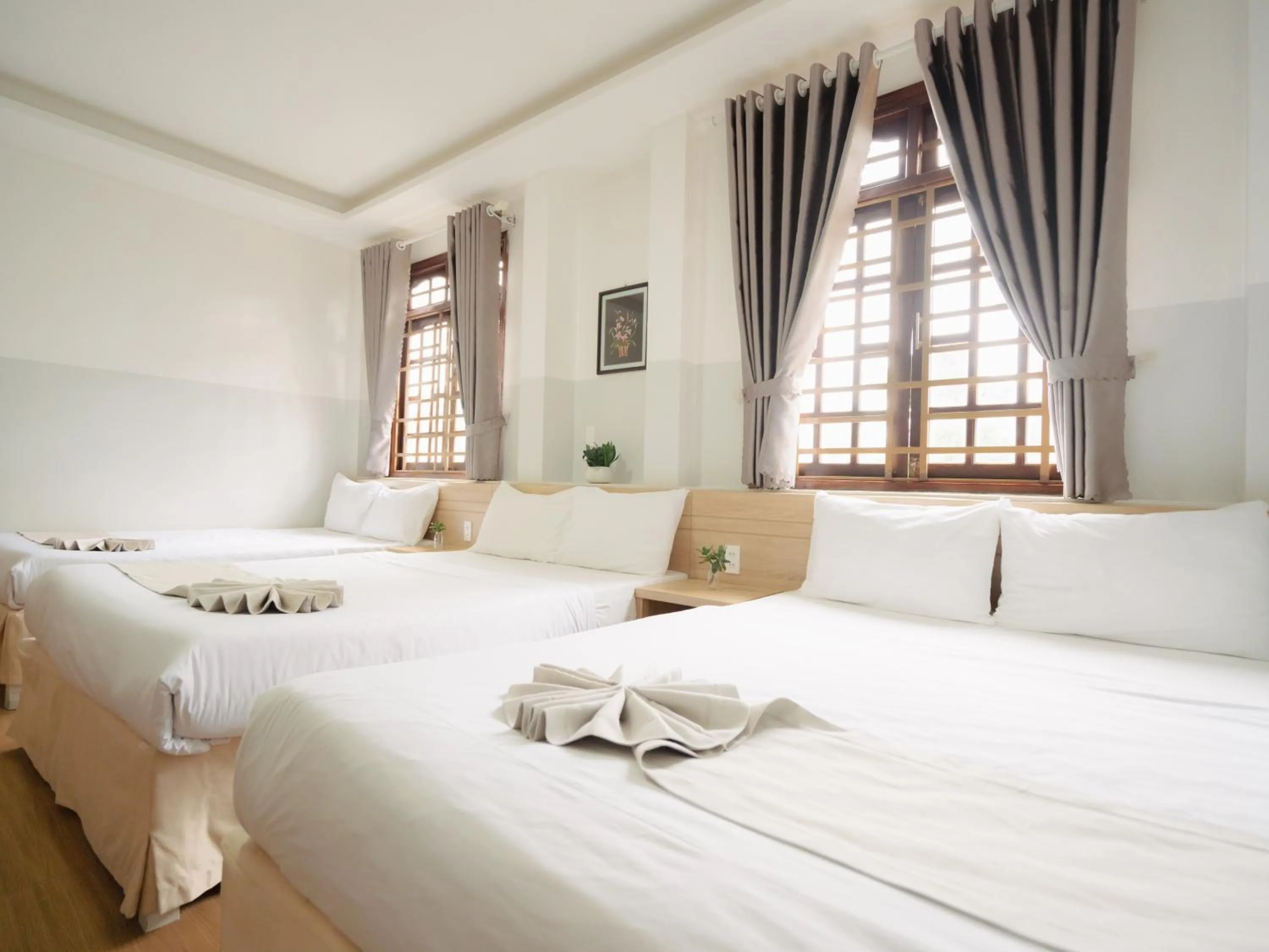 Bed in Ngoc Nguyen Anh Hotel Da Lat