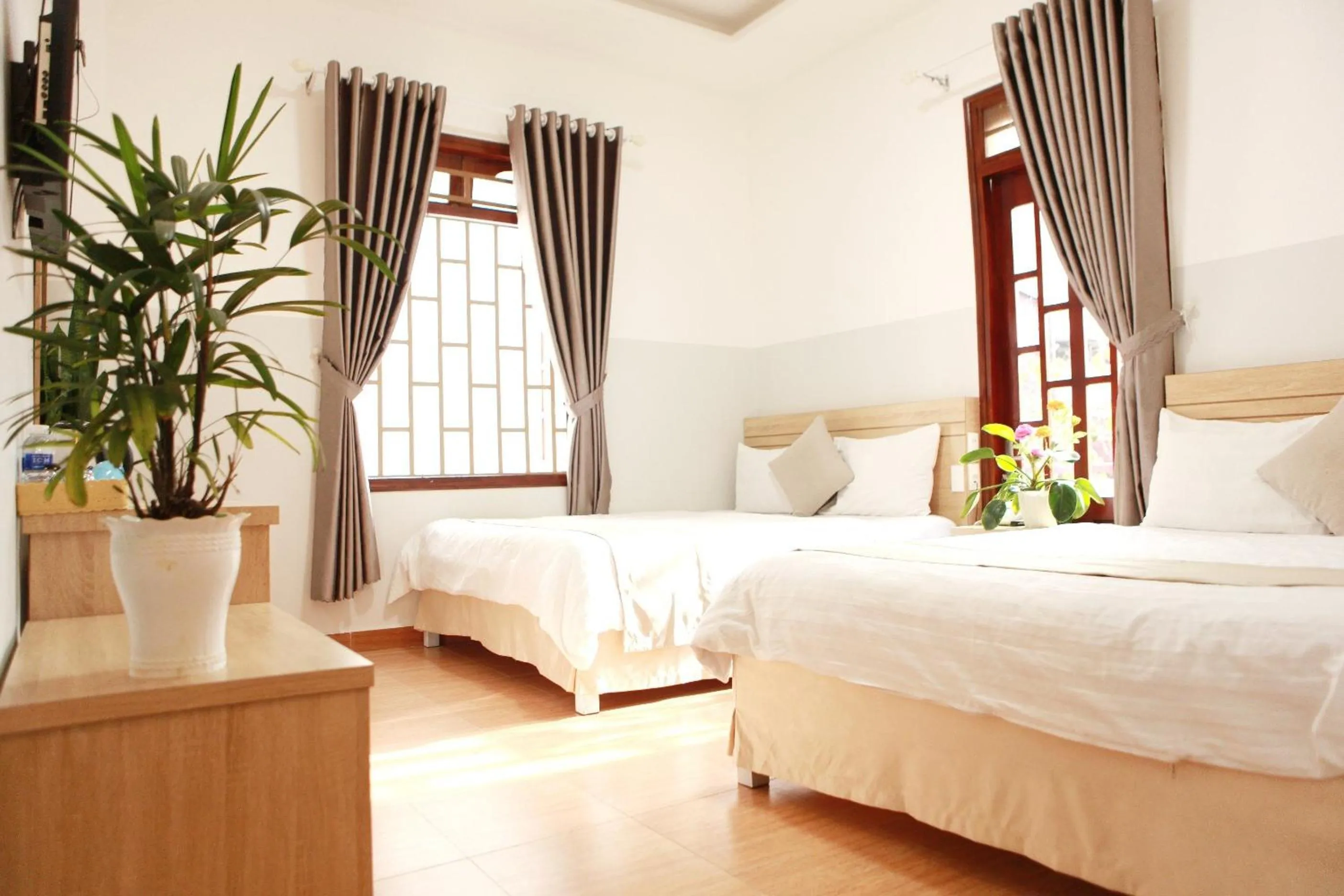 Bed in Ngoc Nguyen Anh Hotel Da Lat