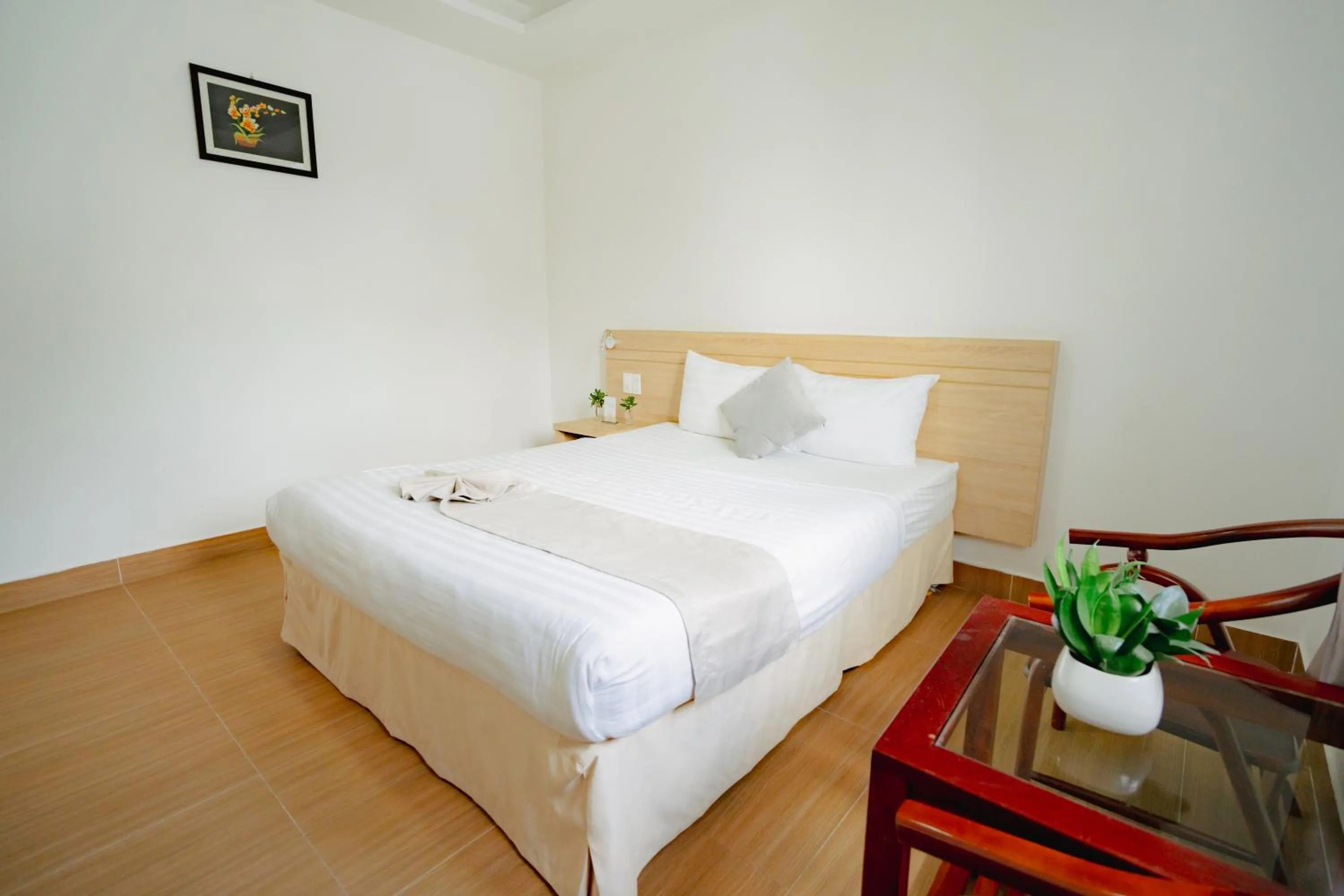 Bed in Ngoc Nguyen Anh Hotel Da Lat