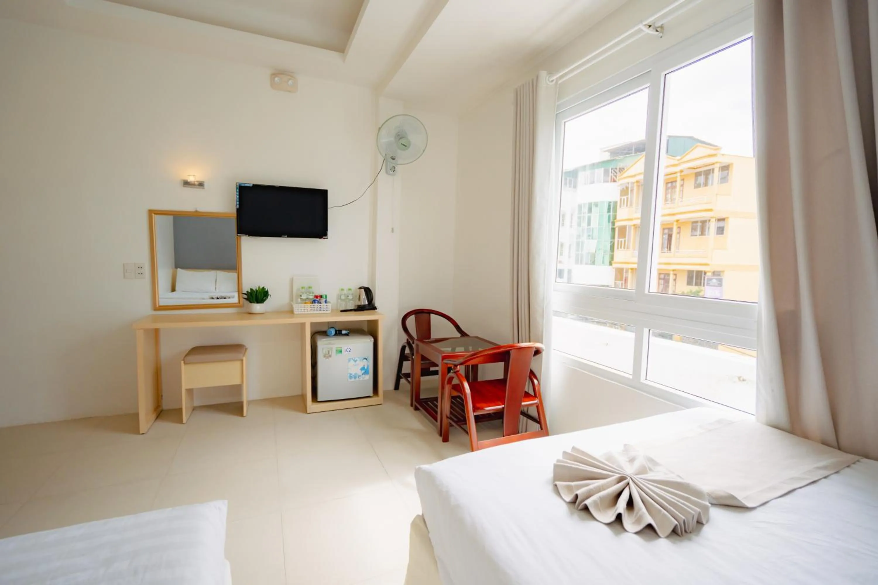 Bed in Ngoc Nguyen Anh Hotel Da Lat