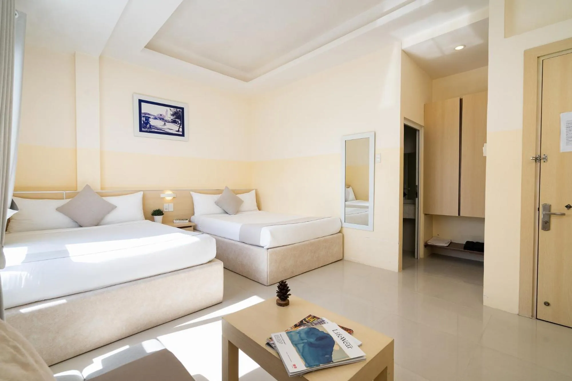 Bed in Ngoc Nguyen Anh Hotel Da Lat