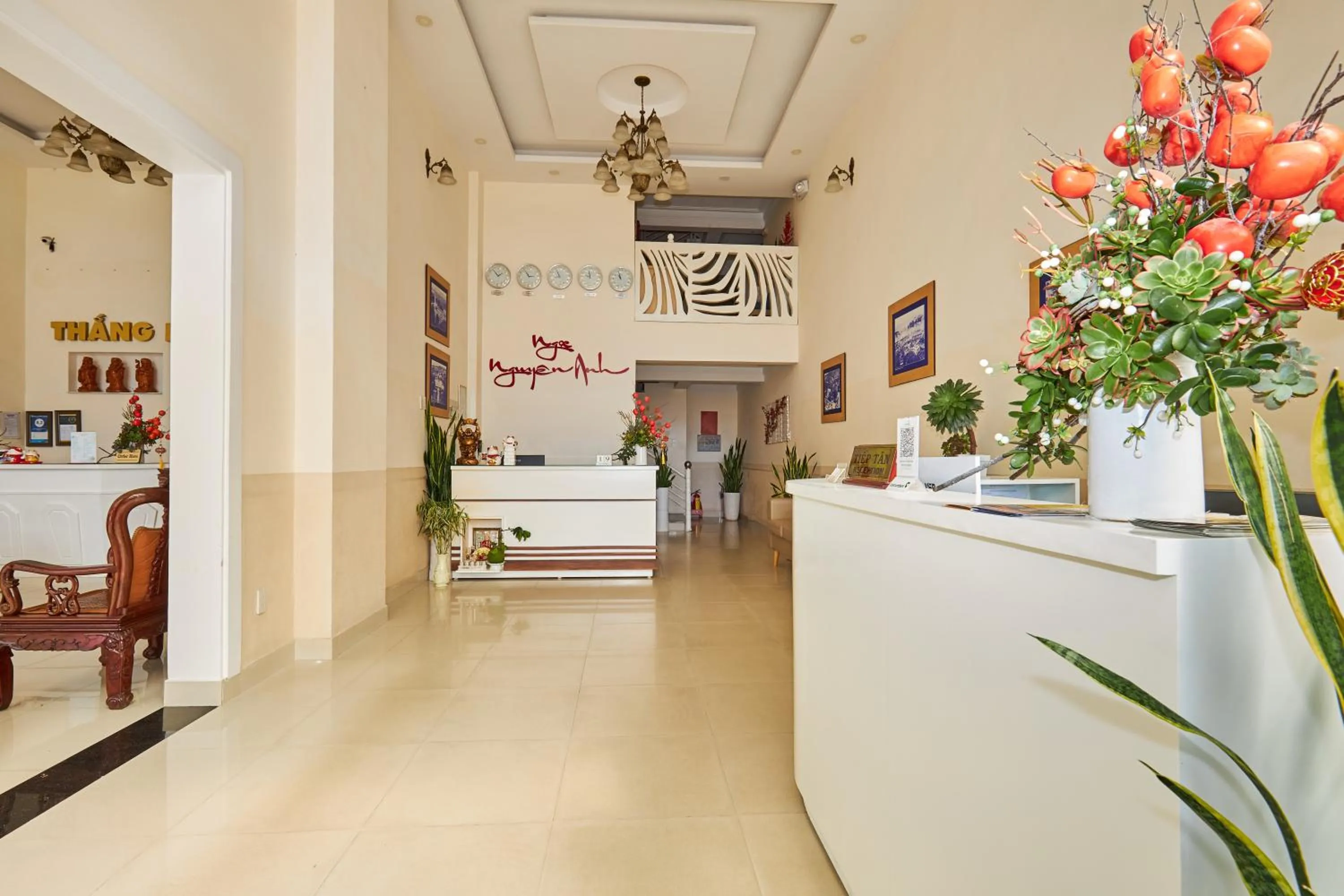 Seating area in Ngoc Nguyen Anh Hotel Da Lat