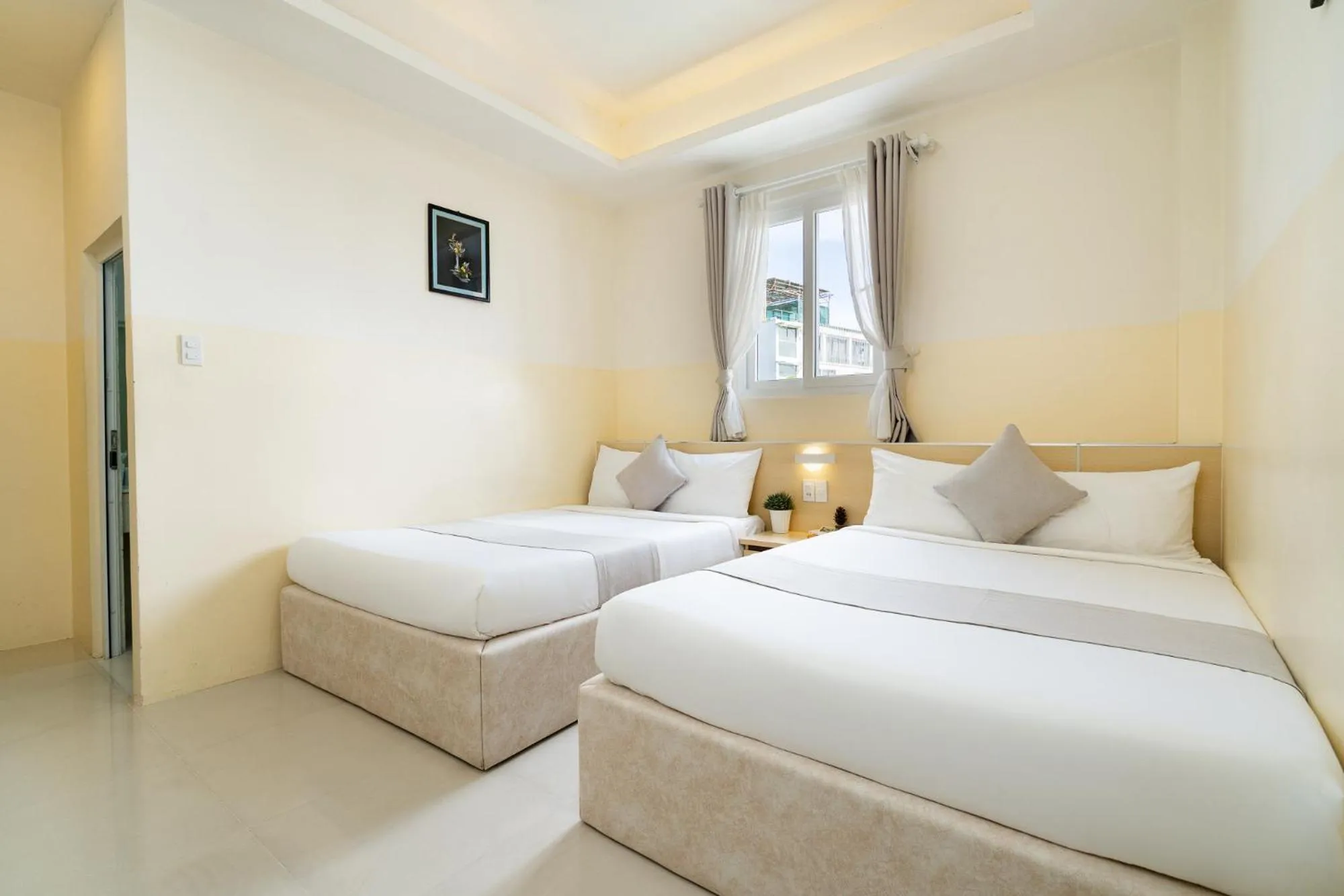 Bed in Ngoc Nguyen Anh Hotel Da Lat