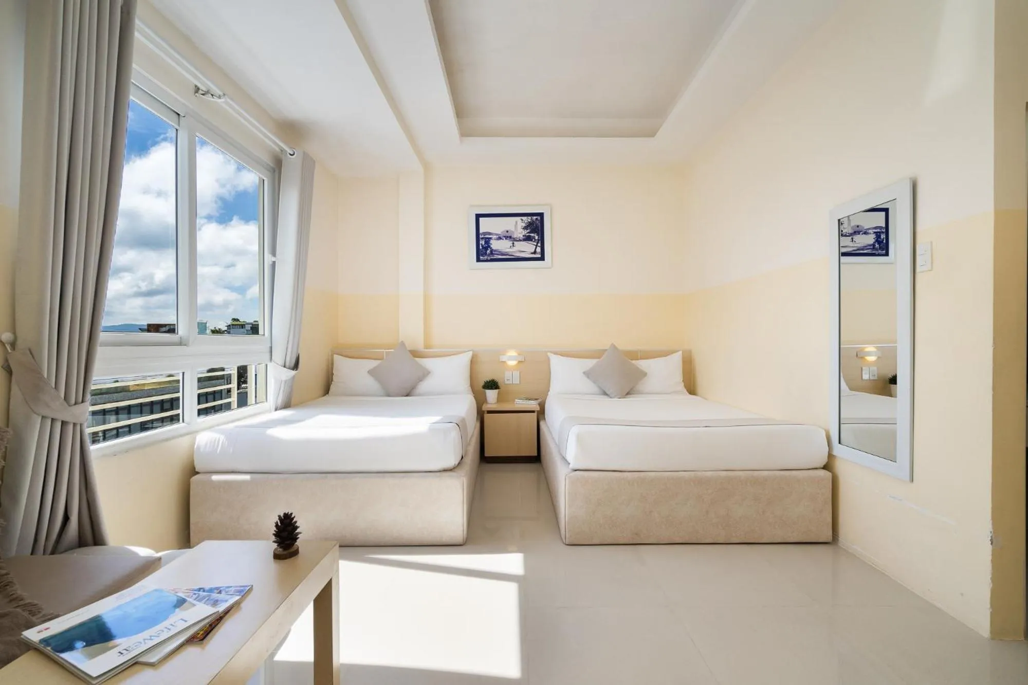 Bed in Ngoc Nguyen Anh Hotel Da Lat