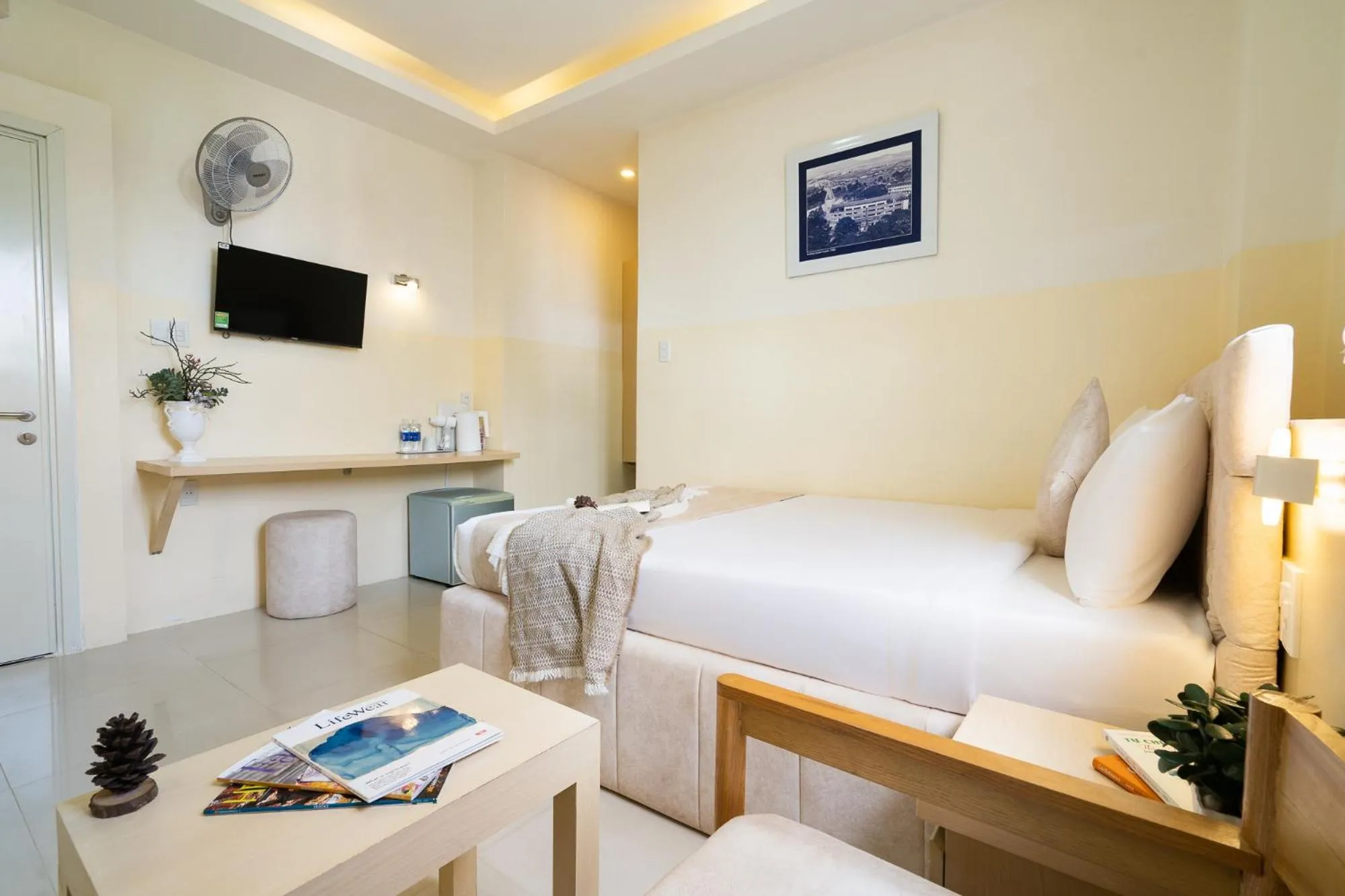 Bed in Ngoc Nguyen Anh Hotel Da Lat