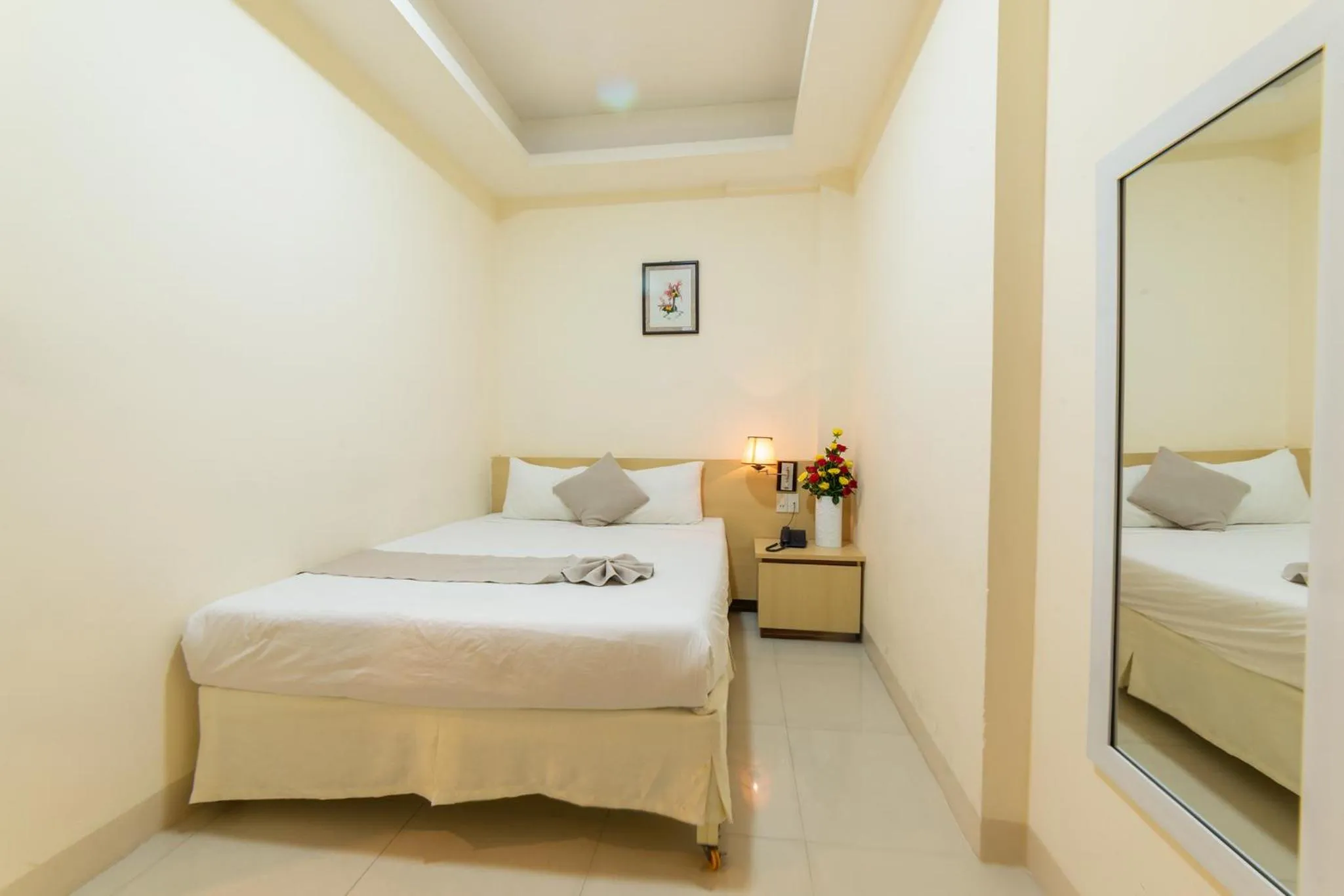 Bed in Ngoc Nguyen Anh Hotel Da Lat