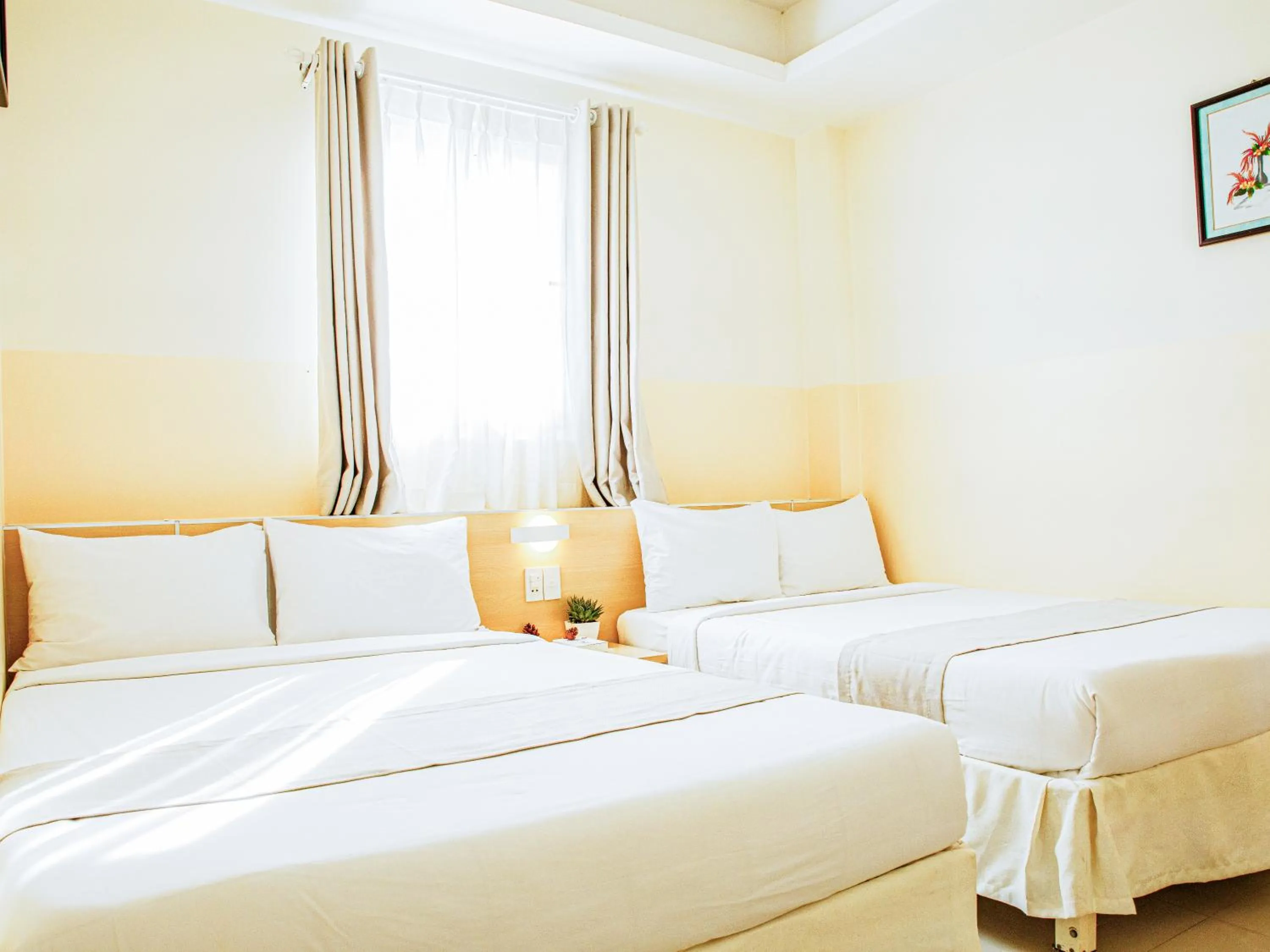 Bed in Ngoc Nguyen Anh Hotel Da Lat