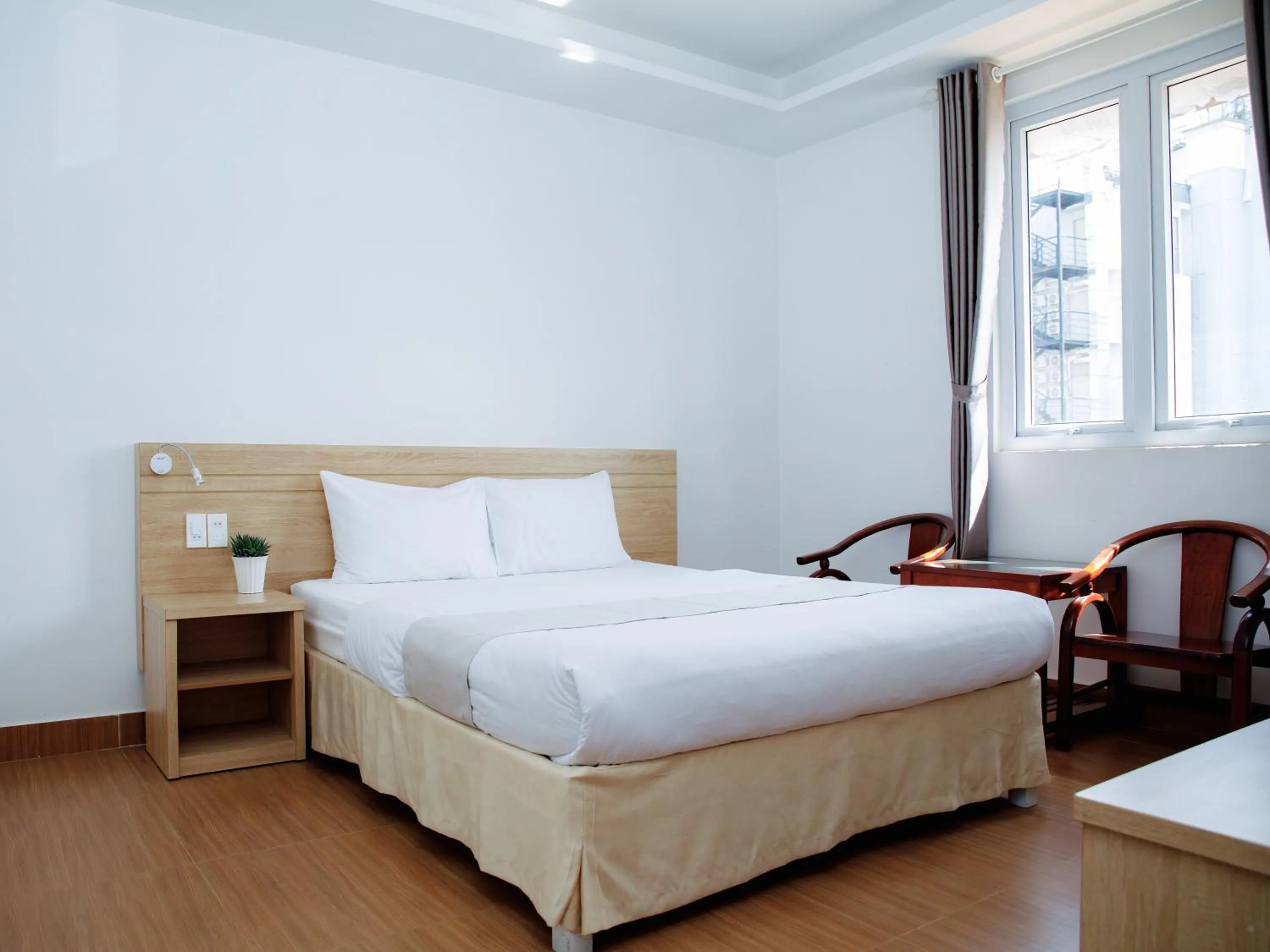 Bed in Ngoc Nguyen Anh Hotel Da Lat