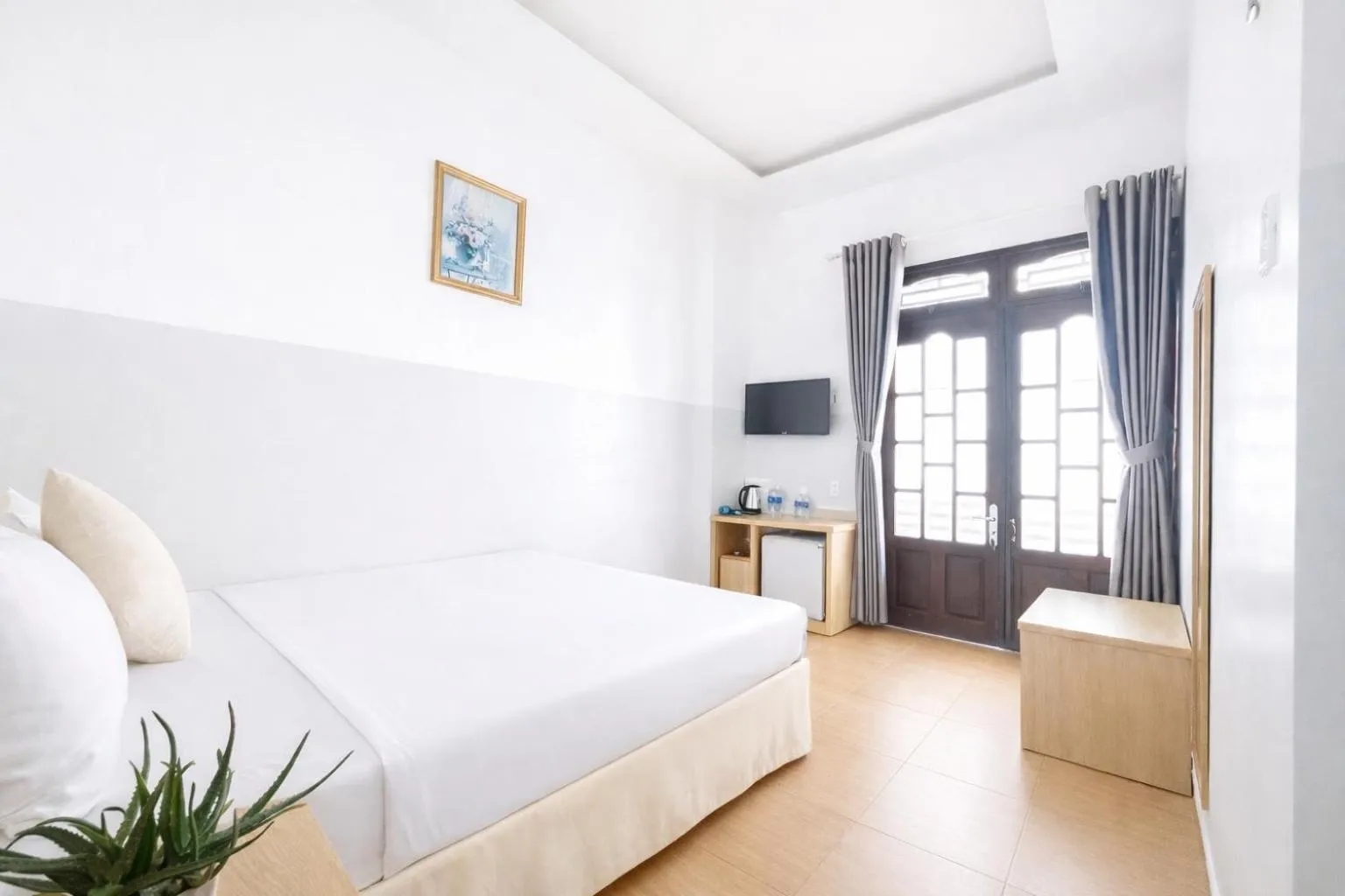 Bed in Ngoc Nguyen Anh Hotel Da Lat