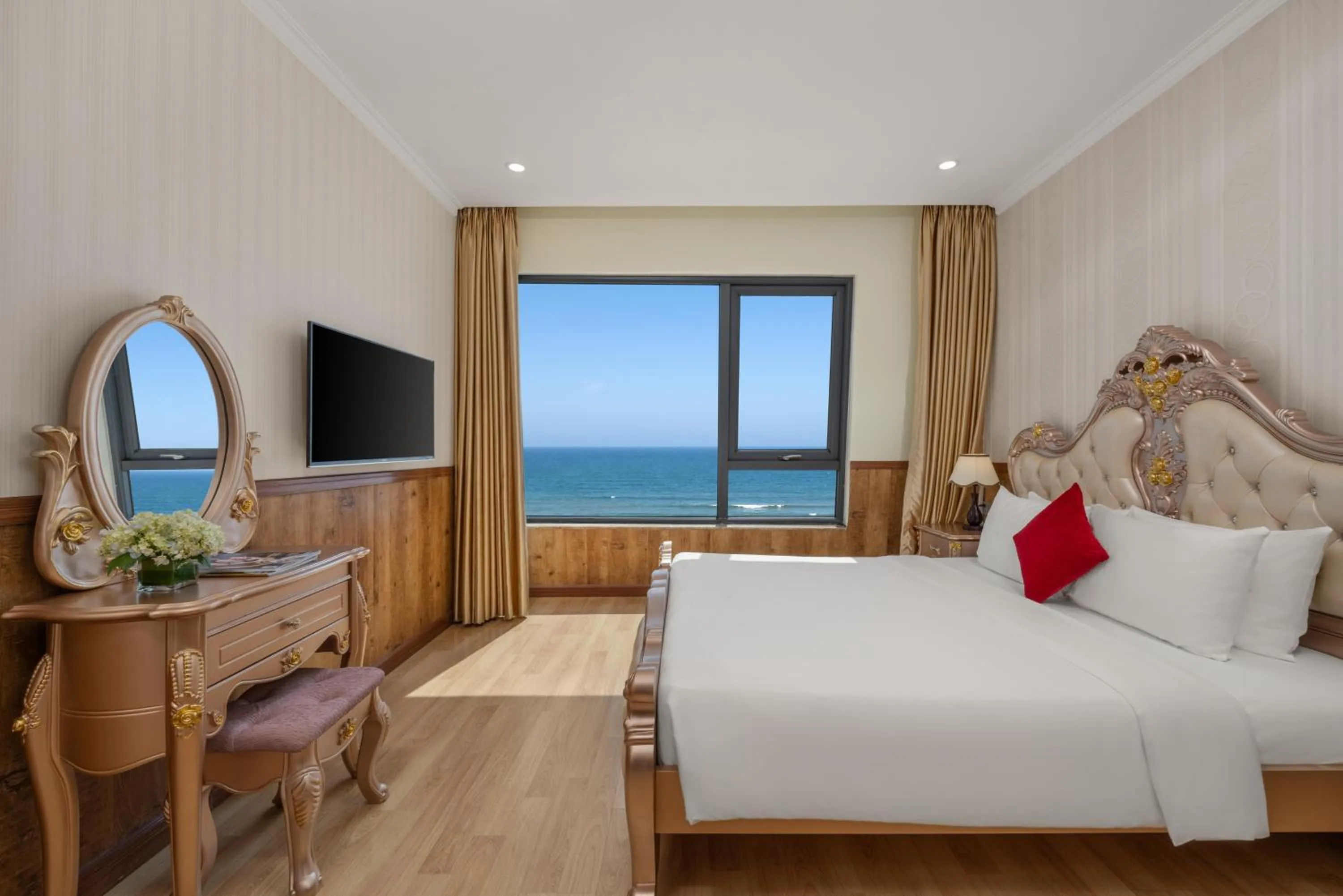 Bed in Serene Beach Hotel Danang