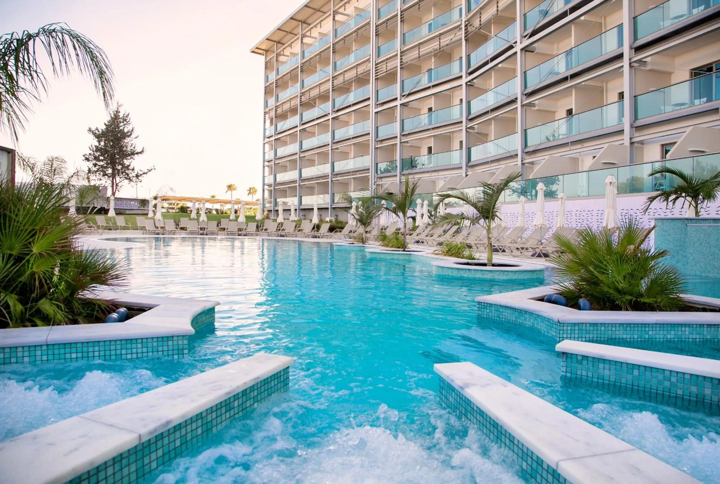 Swimming pool in Asterias Beach Hotel