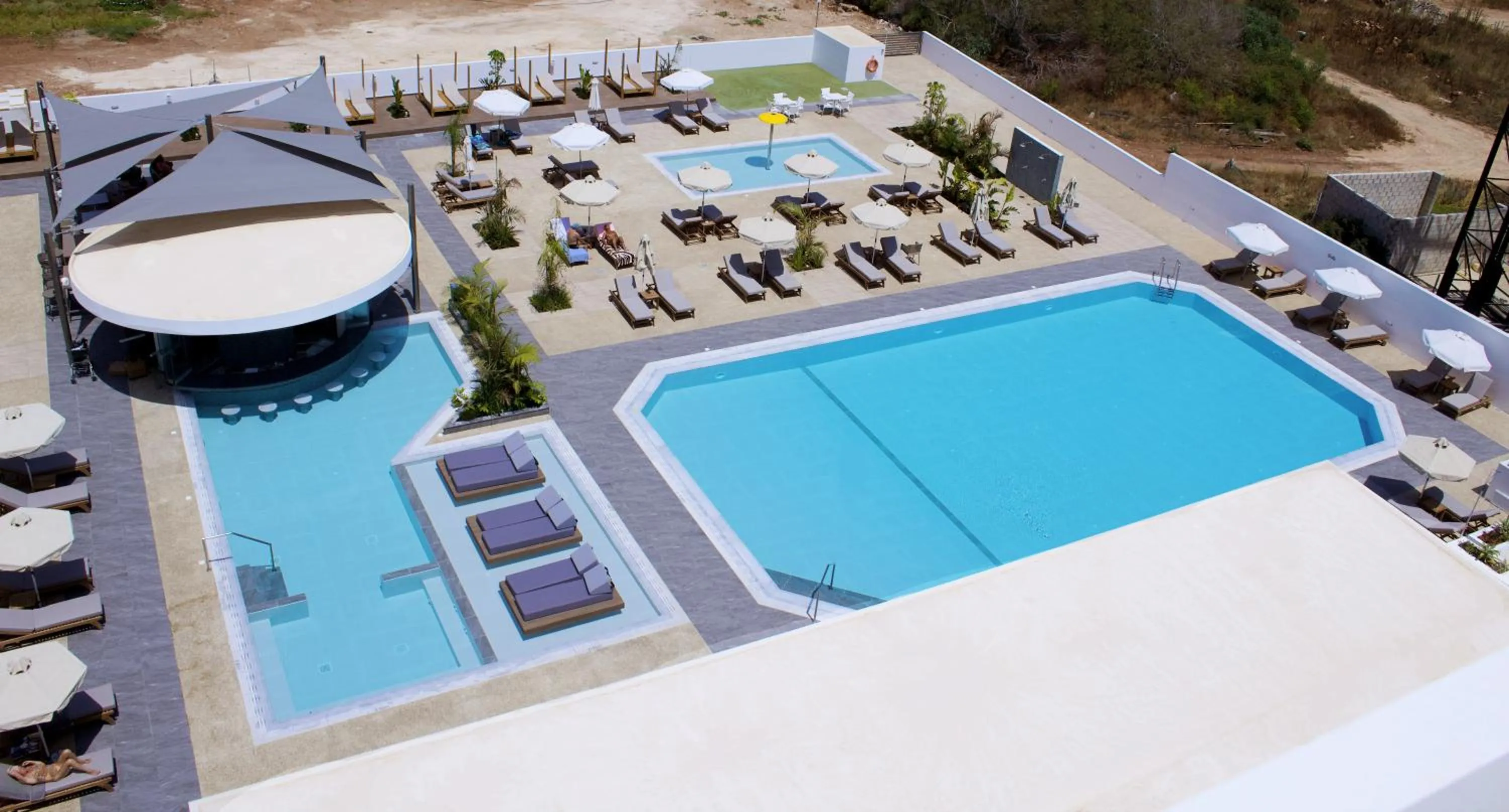 Bird's eye view in Kapetanios Bay Hotel Protaras