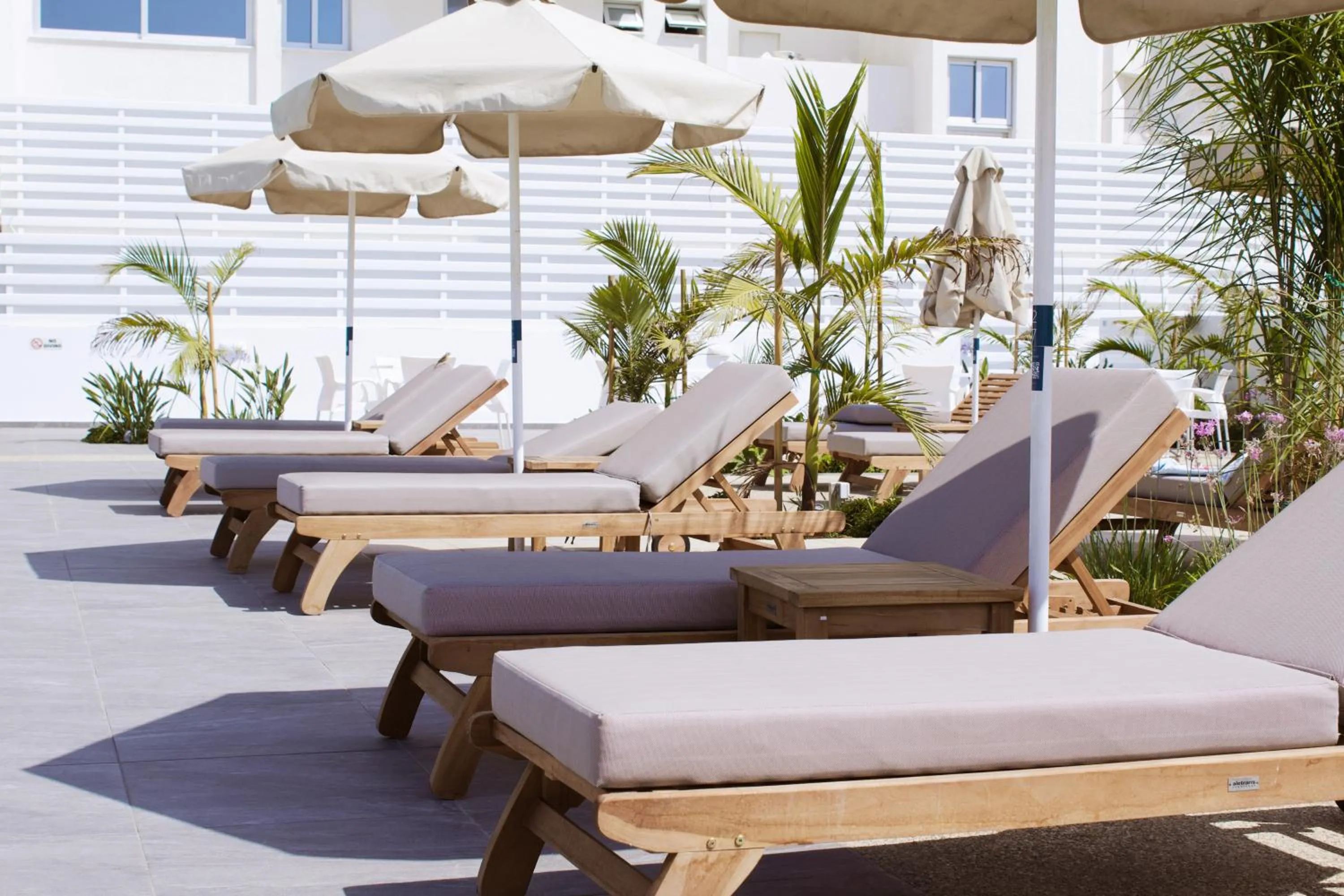 Patio in Kapetanios Bay Hotel Protaras