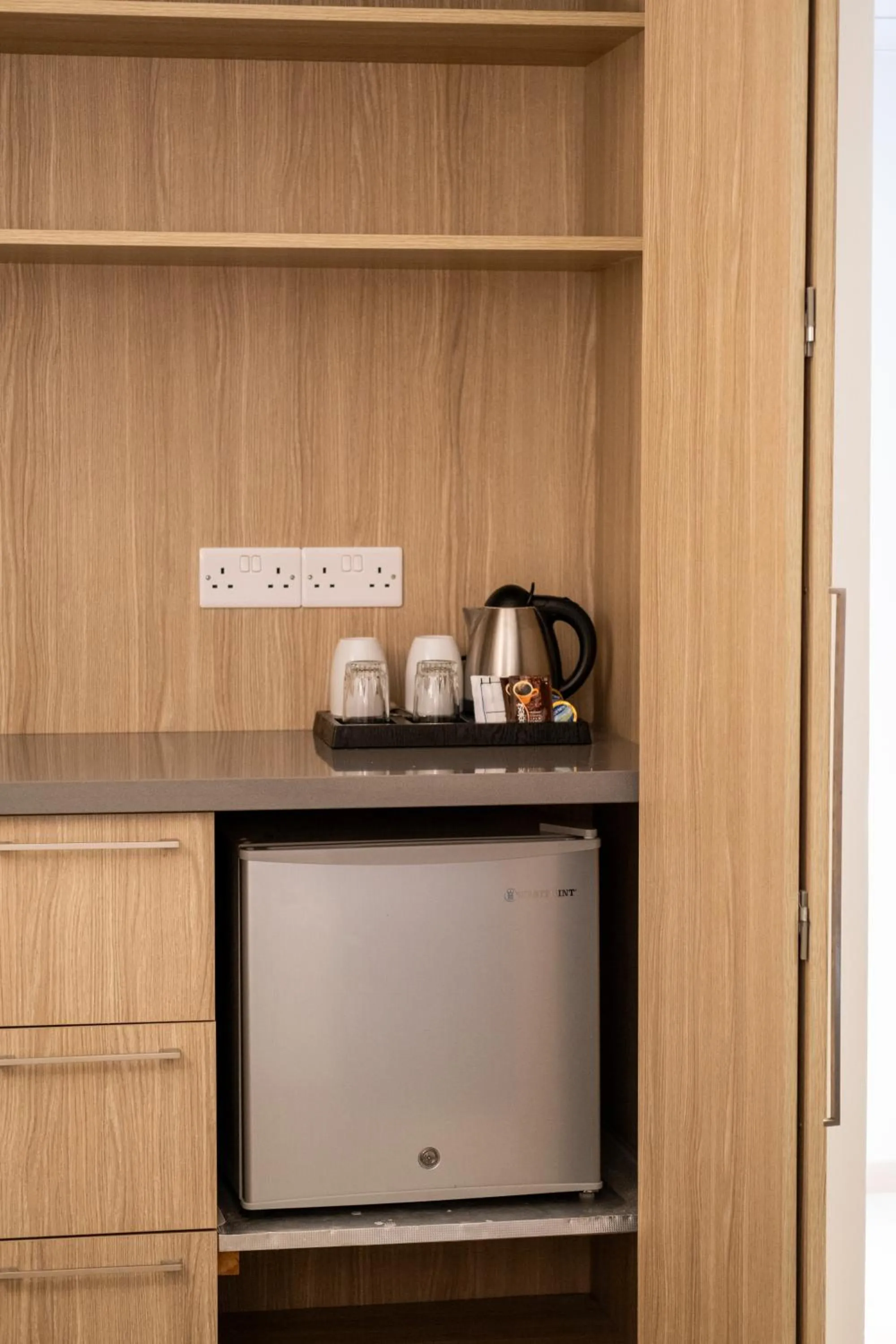 Kitchen or kitchenette in Kapetanios Bay Hotel Protaras