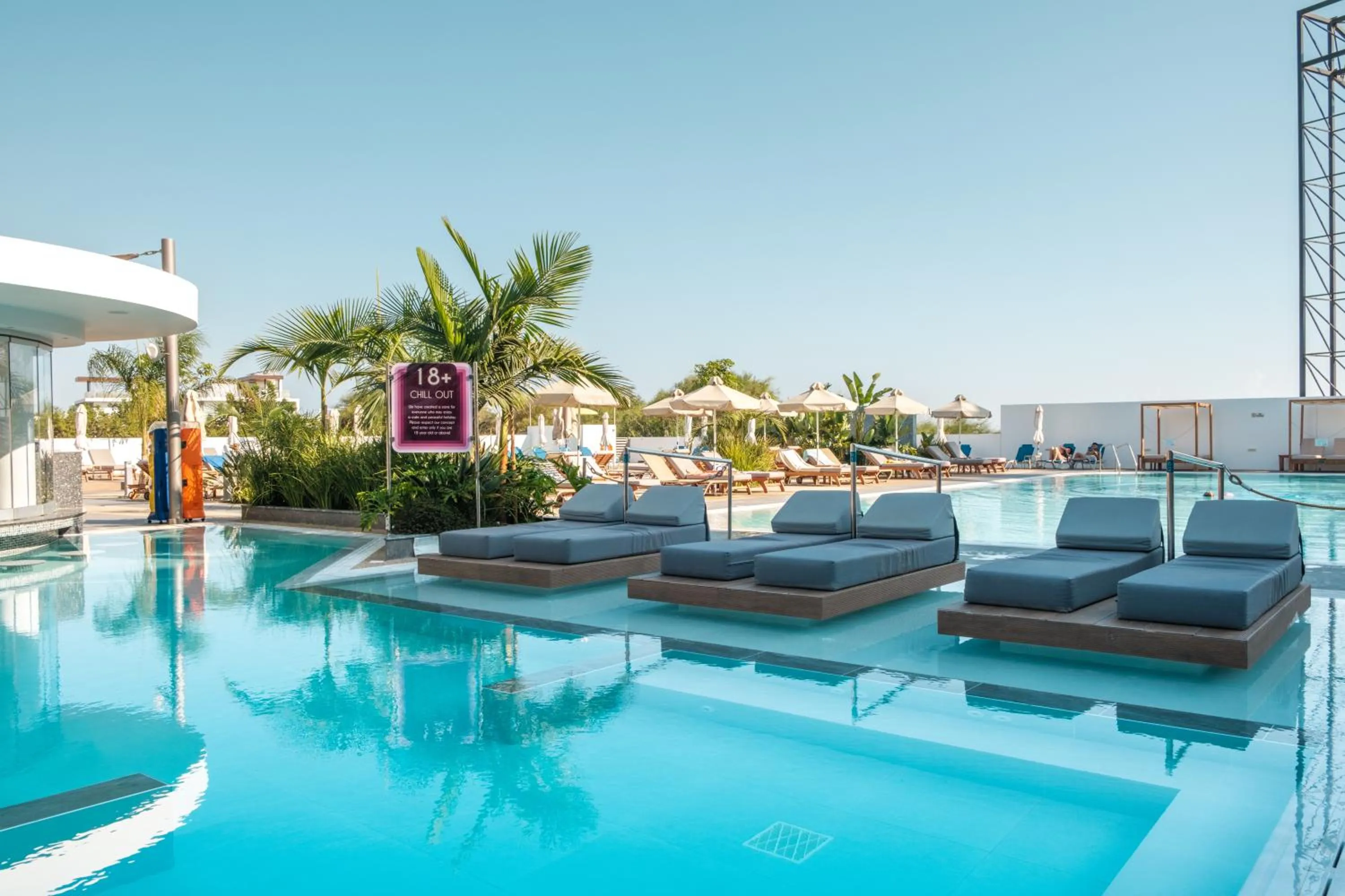 sunbed in Kapetanios Bay Hotel Protaras