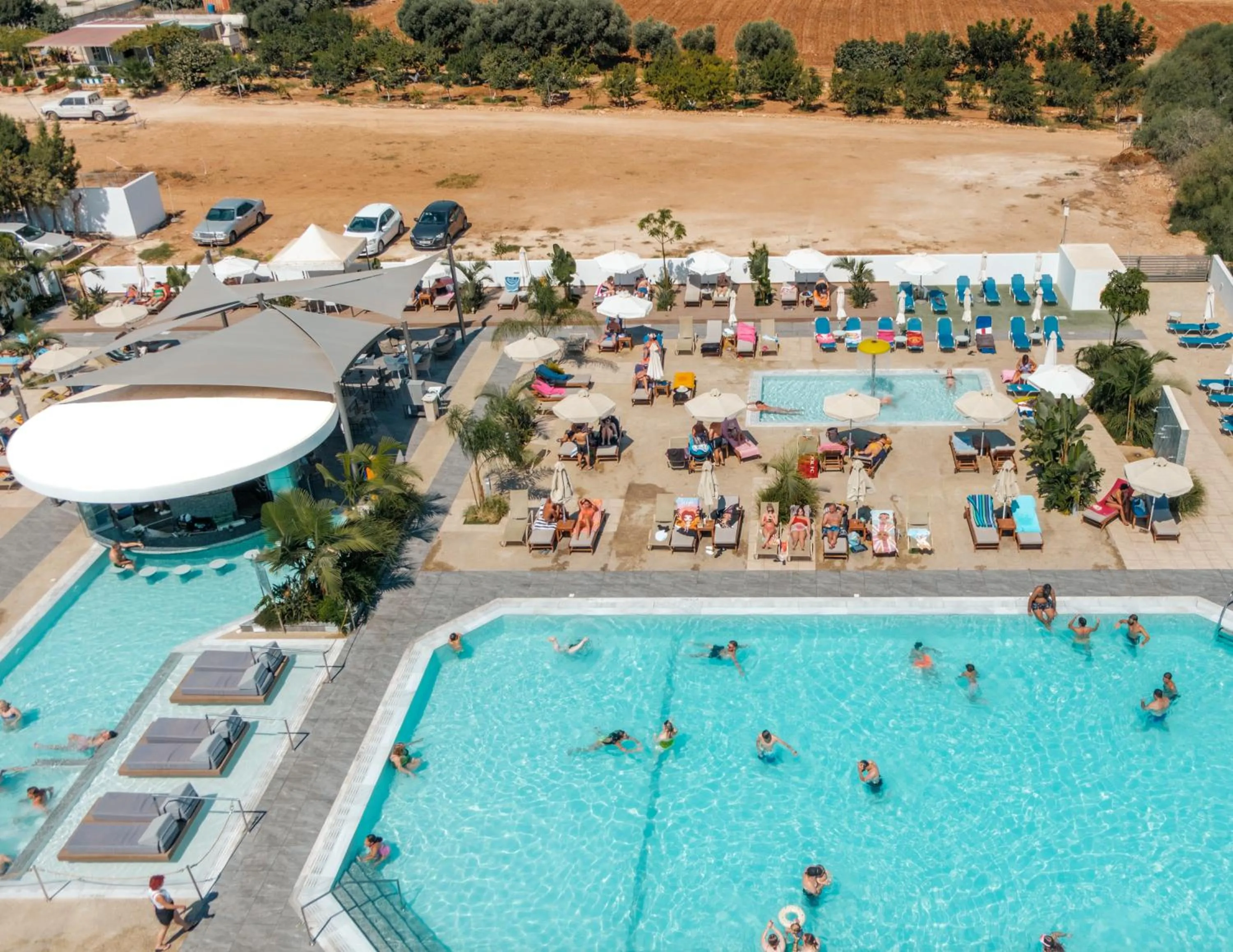 Bird's eye view in Kapetanios Bay Hotel Protaras