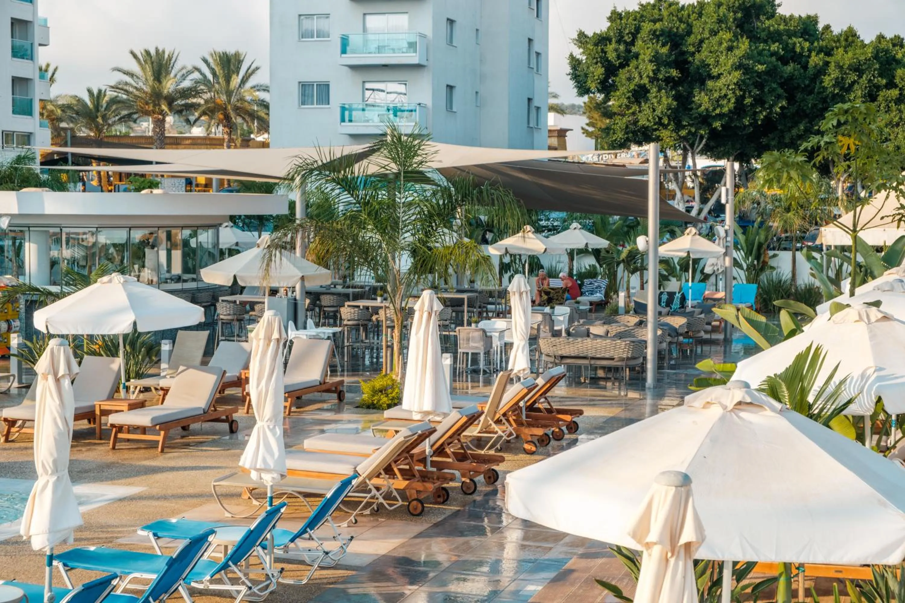 Pool view in Kapetanios Bay Hotel Protaras