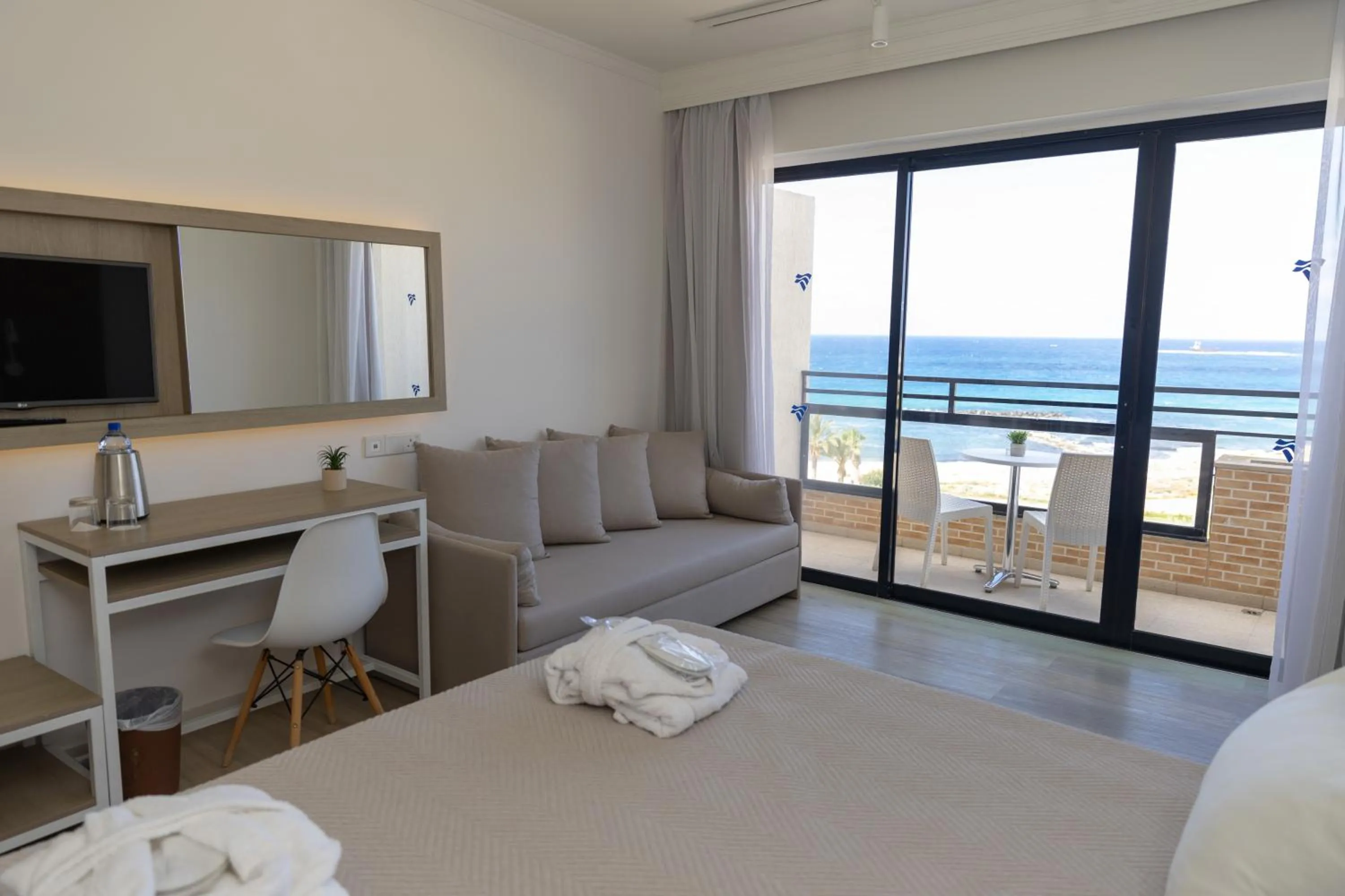 Bed in Venus Beach Hotel