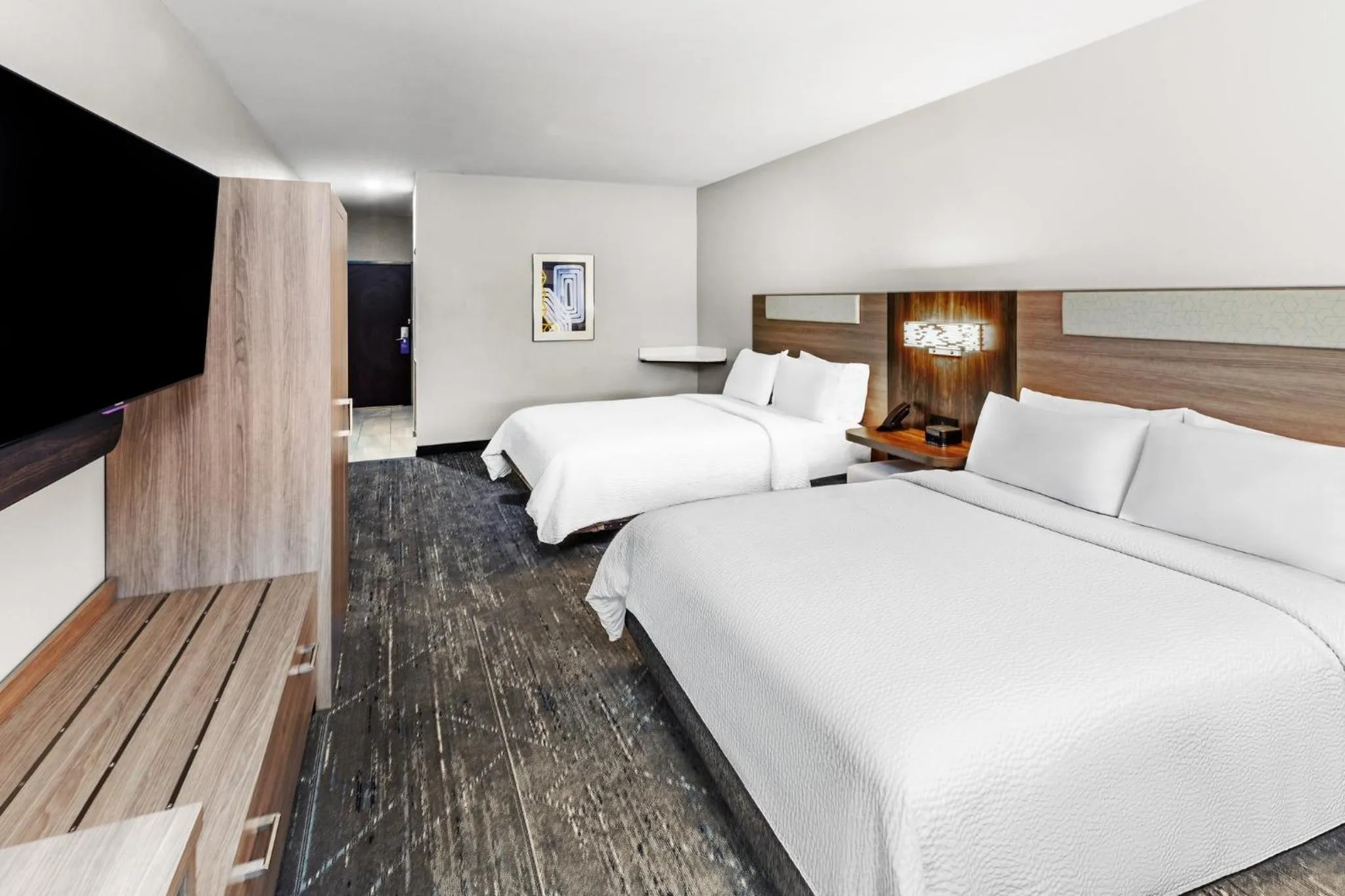 Photo of the whole room, Bed in Holiday Inn Express Hotel & Suites Henderson - Traffic Star by IHG