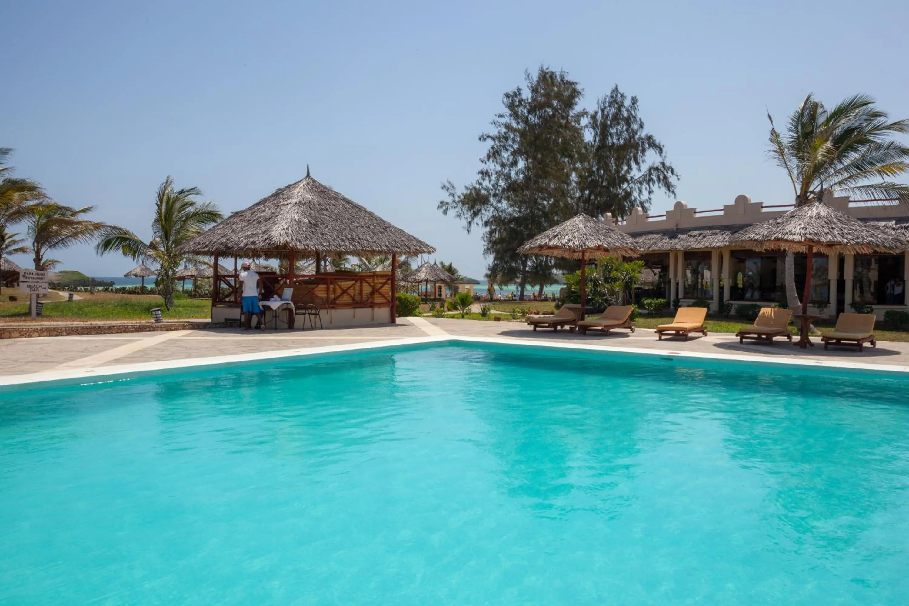 Swimming pool in Seven Islands Resort