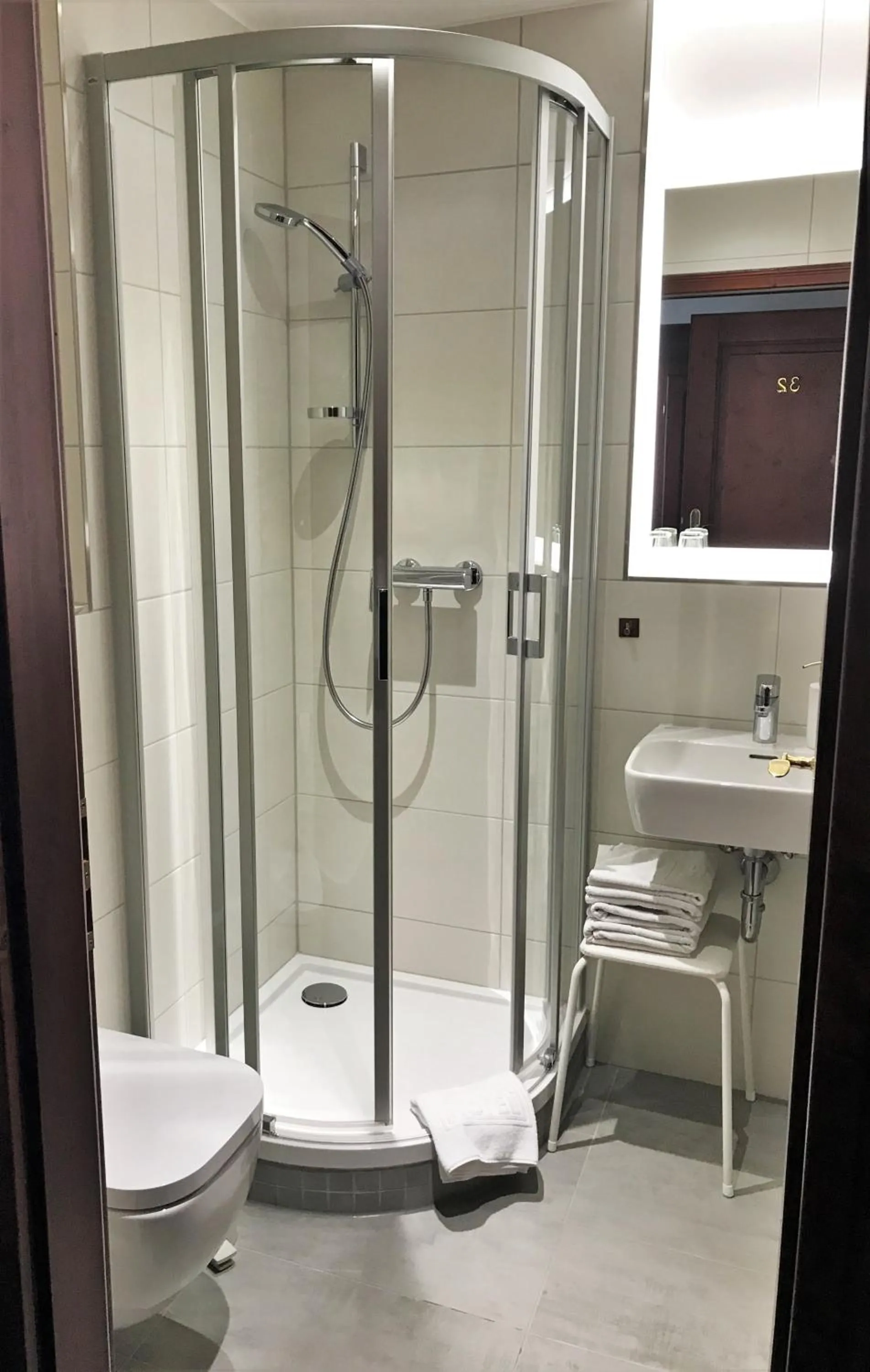 Bathroom in Flair-Hotel Waldfrieden