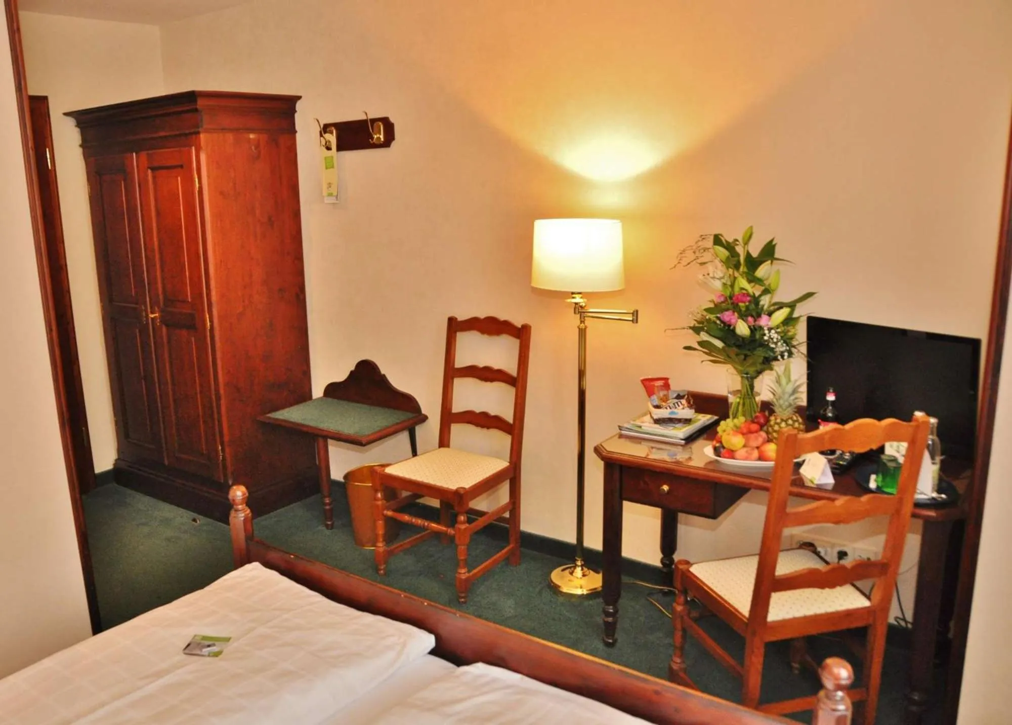 Seating area, Bed in Flair-Hotel Waldfrieden