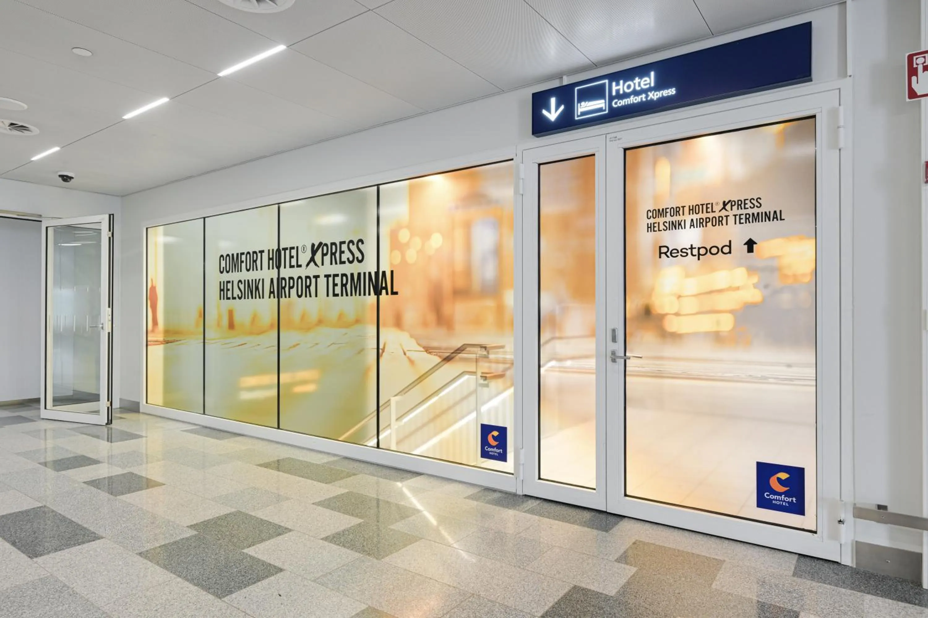 Facade/entrance in Comfort Hotel Xpress Helsinki Airport Terminal