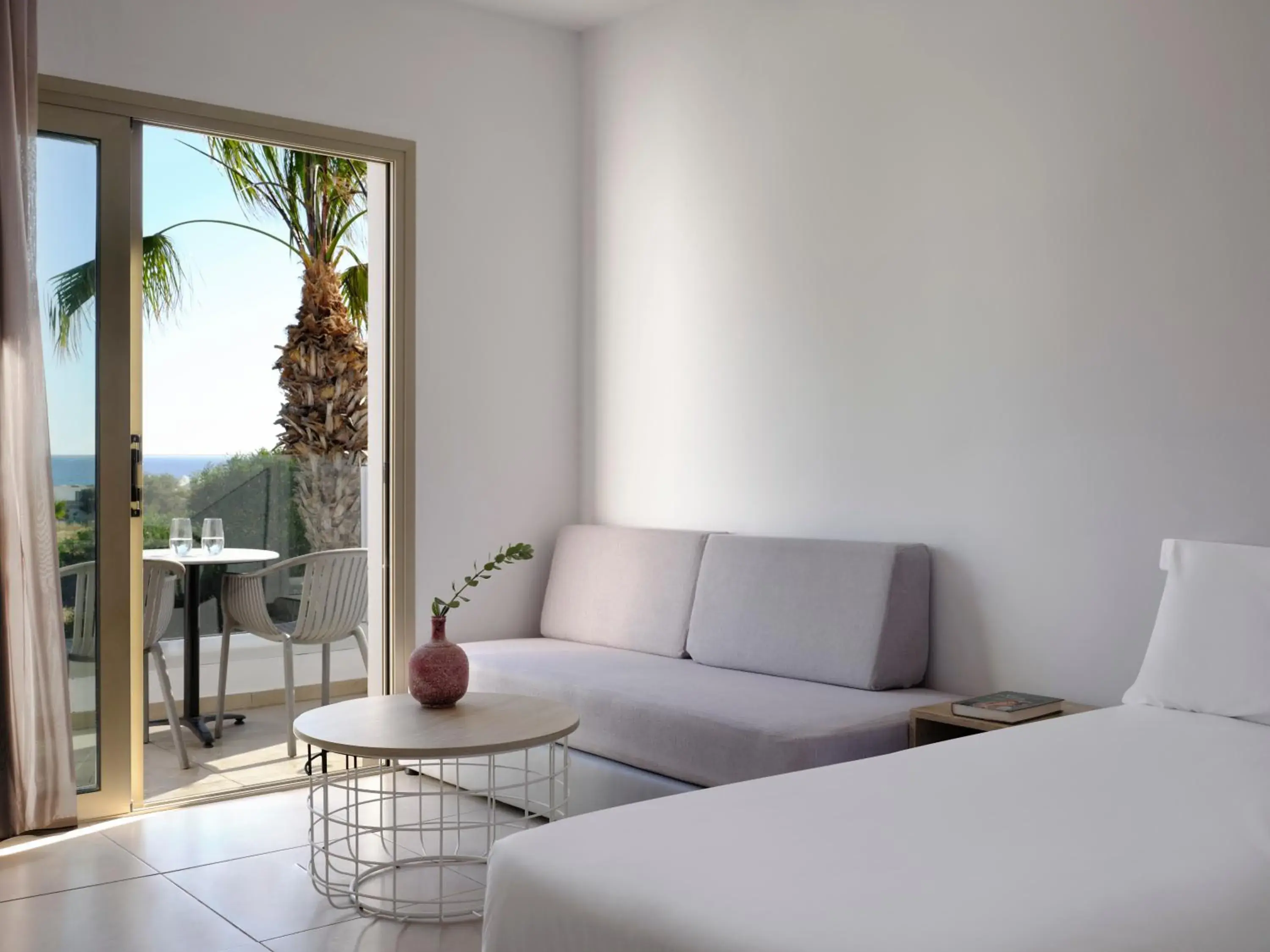 Double or Twin Room with Side Sea View in Atlantica Panthea Resort Double or Twin Room with Side Sea View in Atlantica Panthea Resort