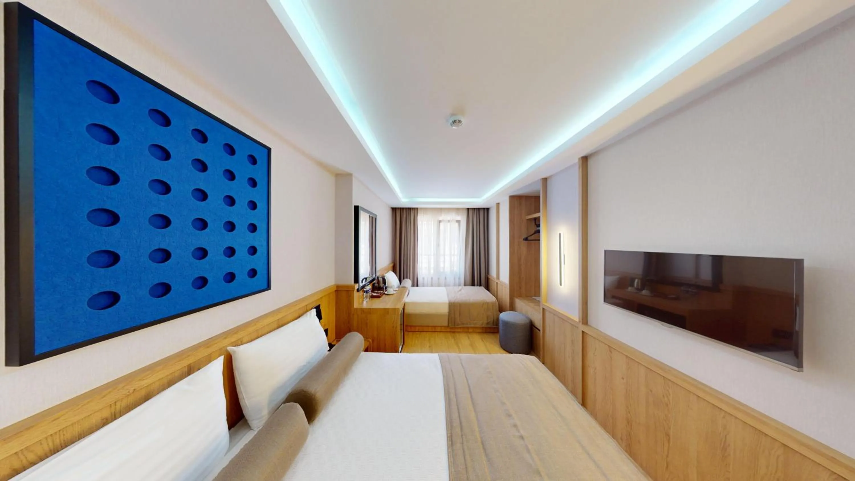 Bed in Istanbul River Hotel