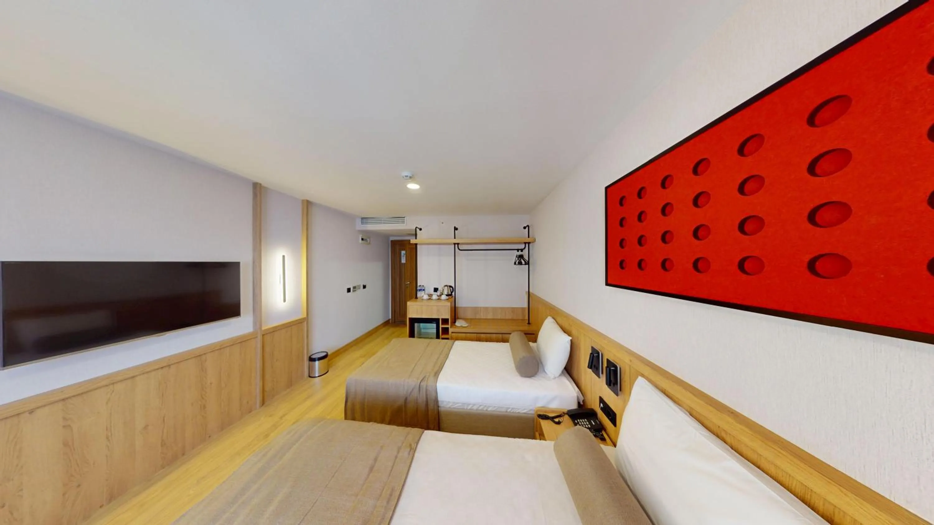 Bed in Istanbul River Hotel