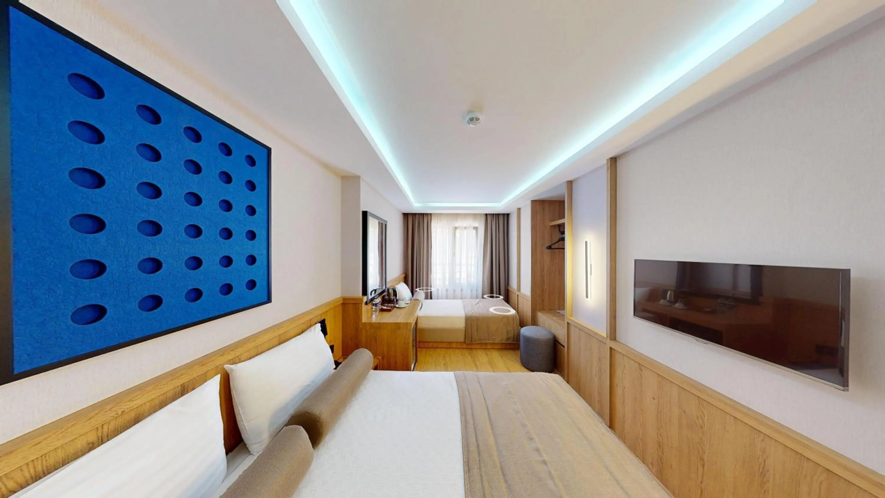 Bed in Istanbul River Hotel