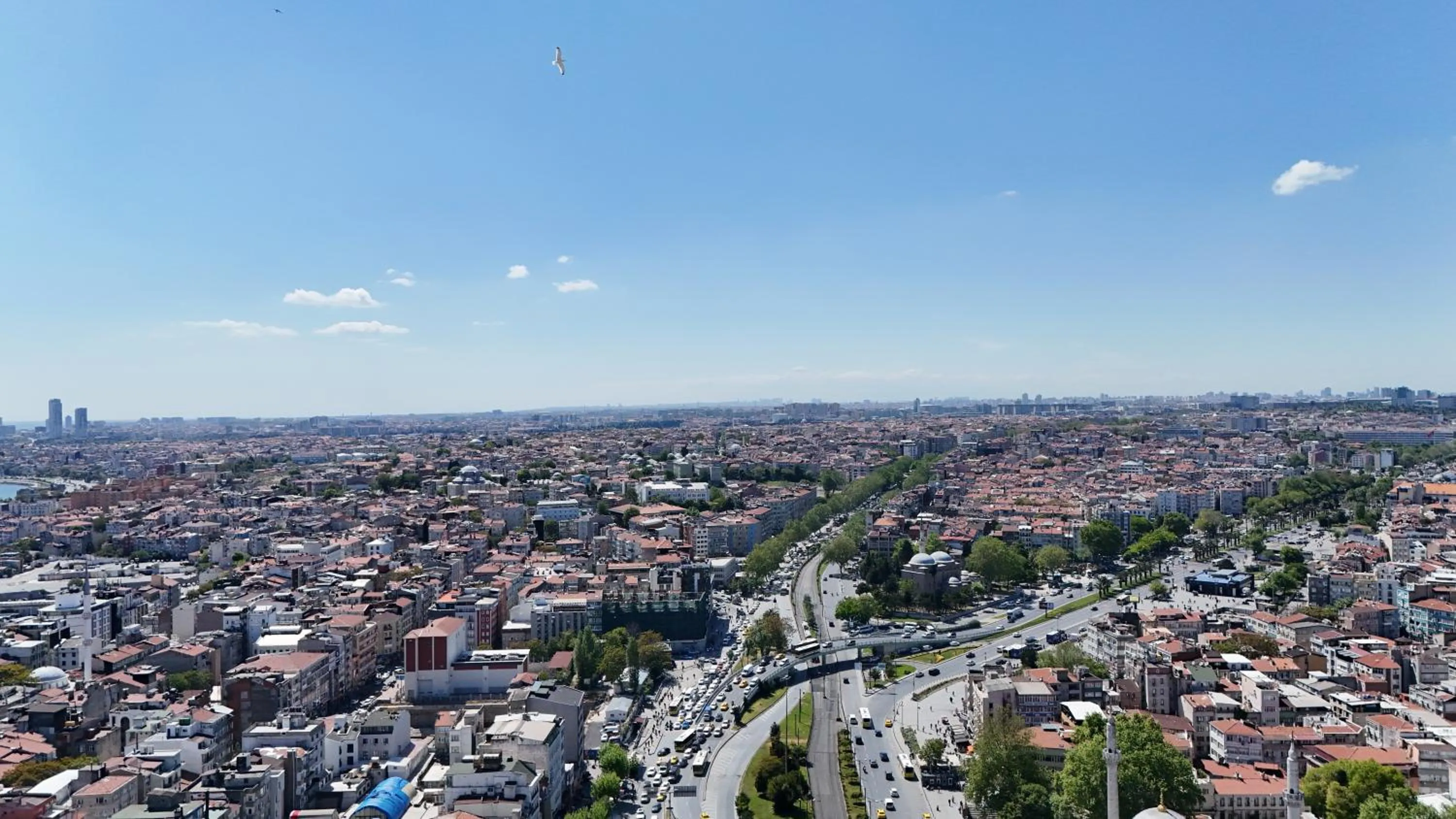 City view in Istanbul River Hotel