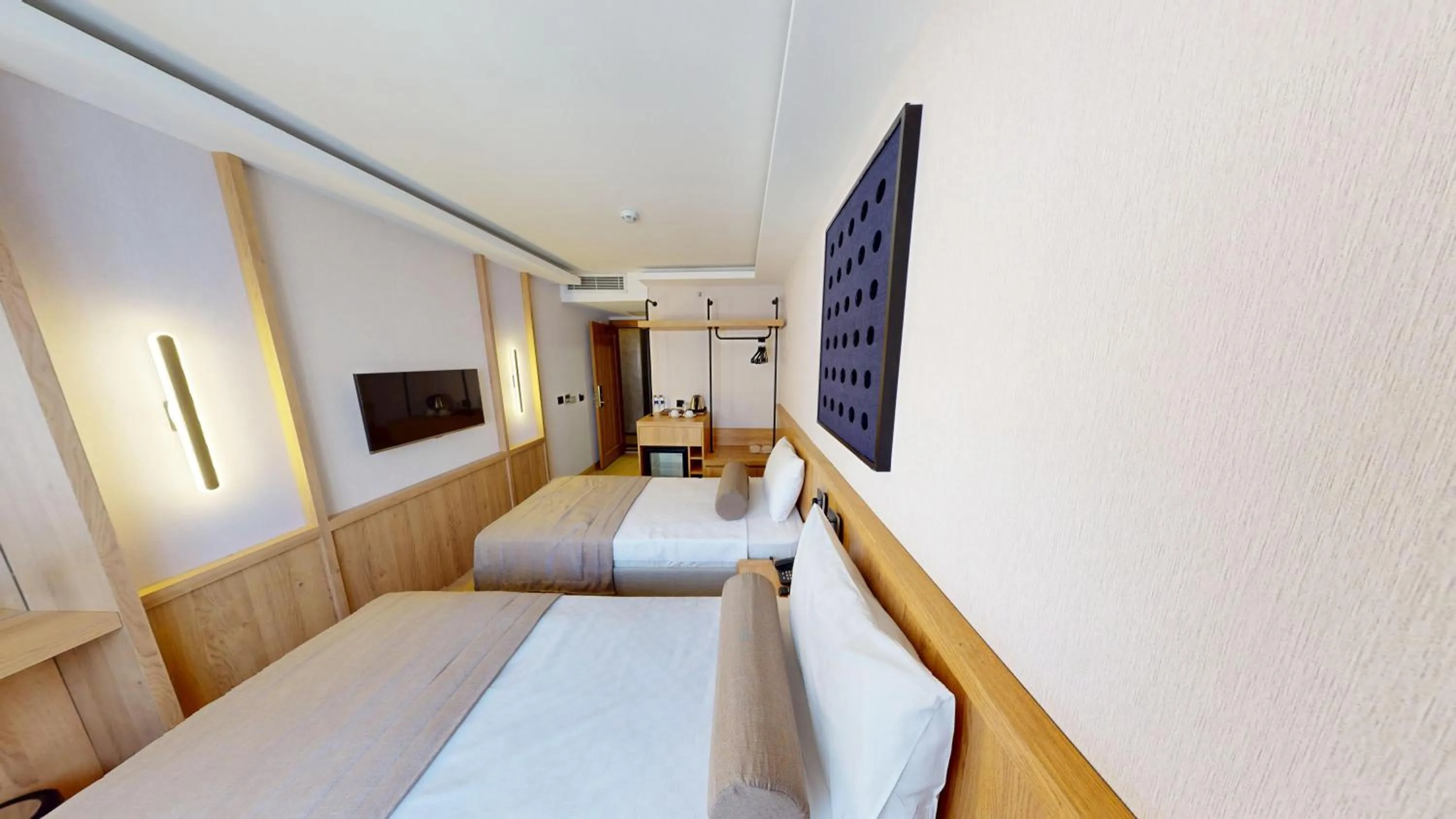 Bed in Istanbul River Hotel