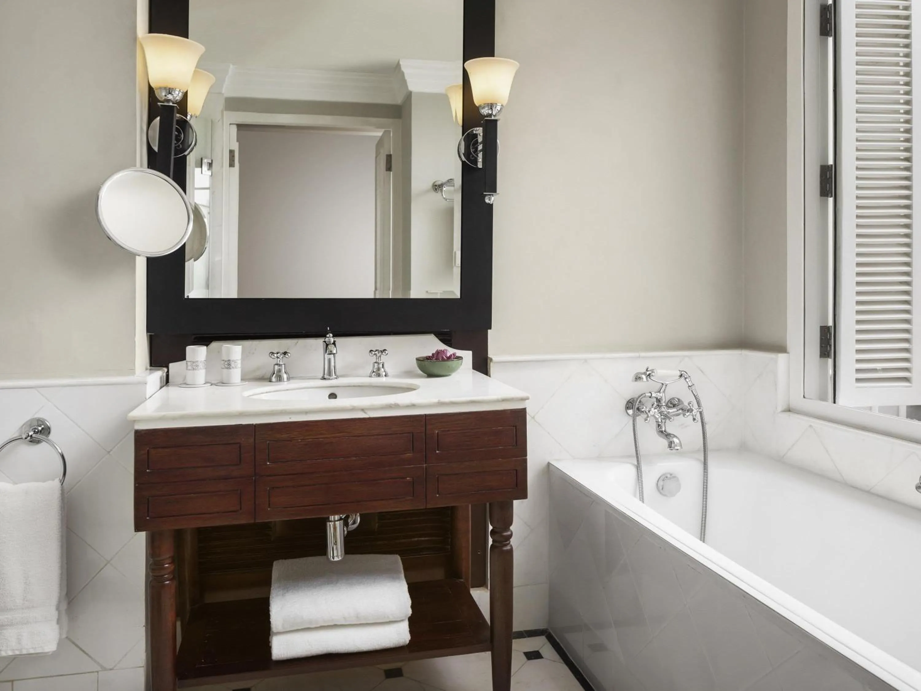 Bedroom in Raffles Hotel Le Royal