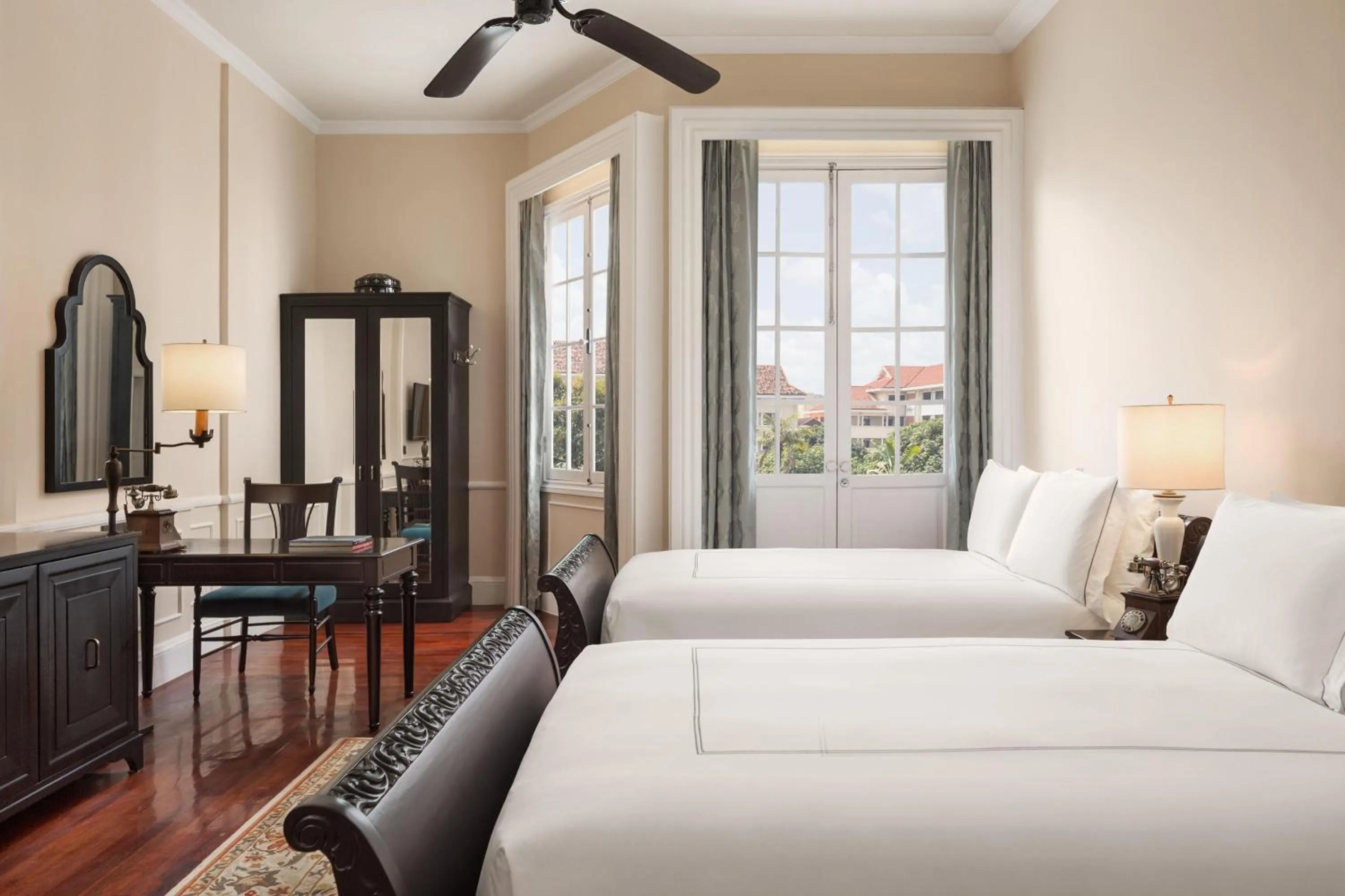 Bed in Raffles Hotel Le Royal