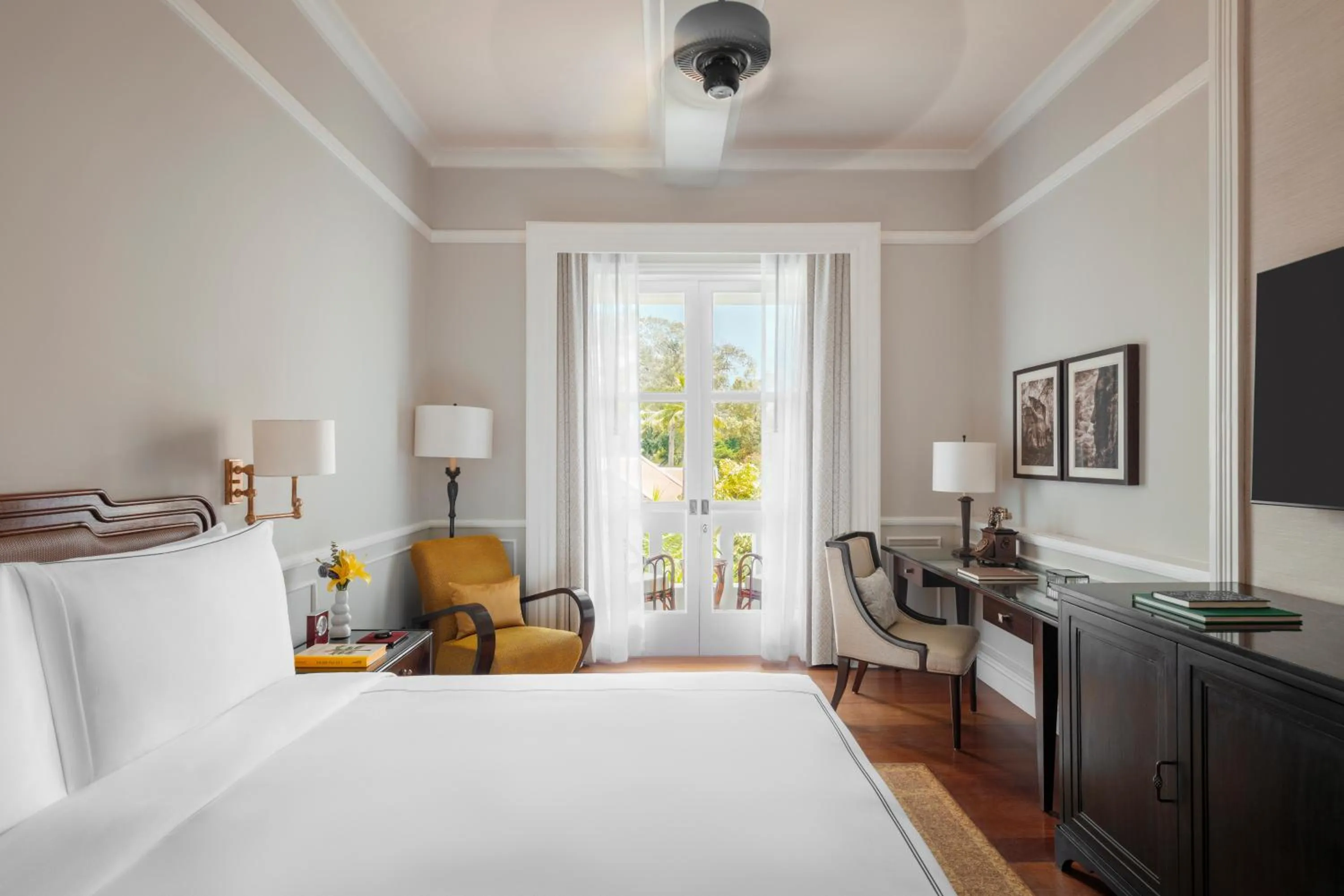 Bed in Raffles Grand Hotel d'Angkor