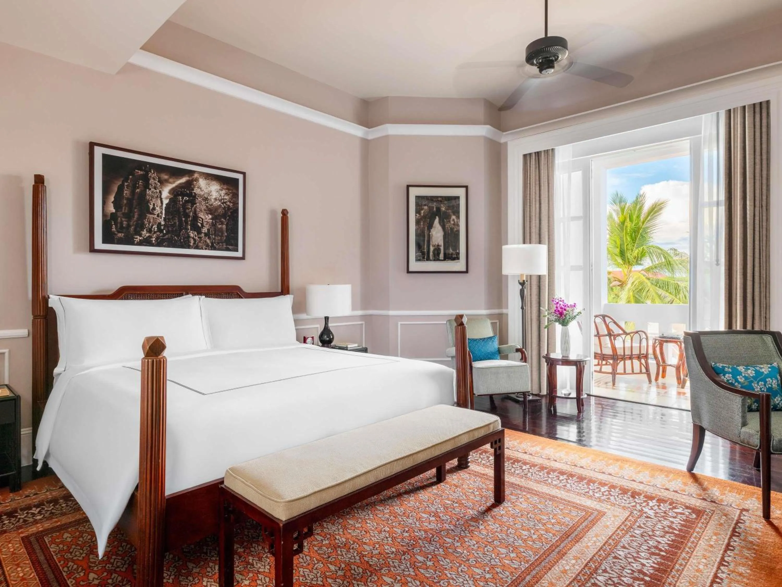 Bedroom, Bed in Raffles Grand Hotel d'Angkor