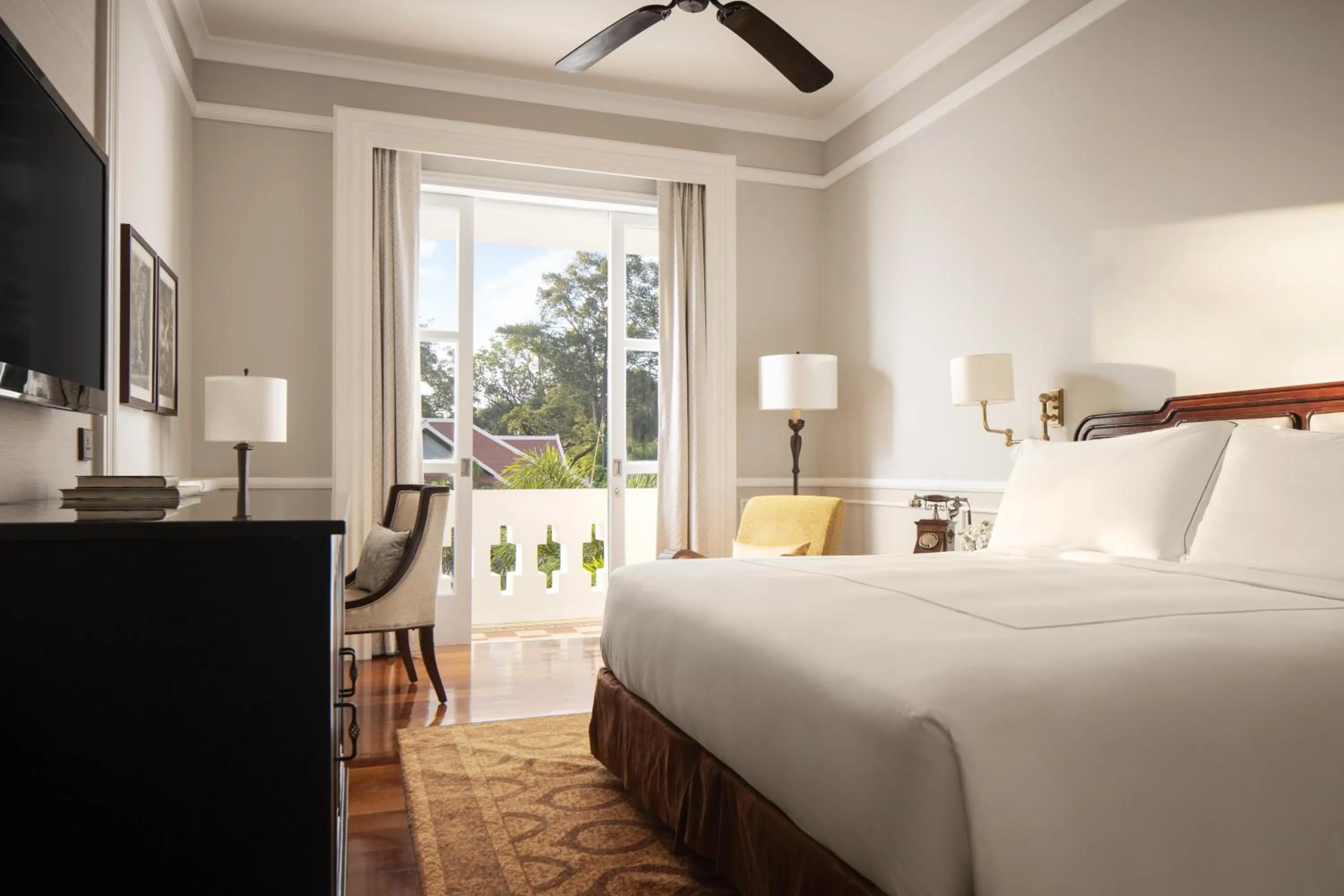 Bedroom, Bed in Raffles Grand Hotel d'Angkor