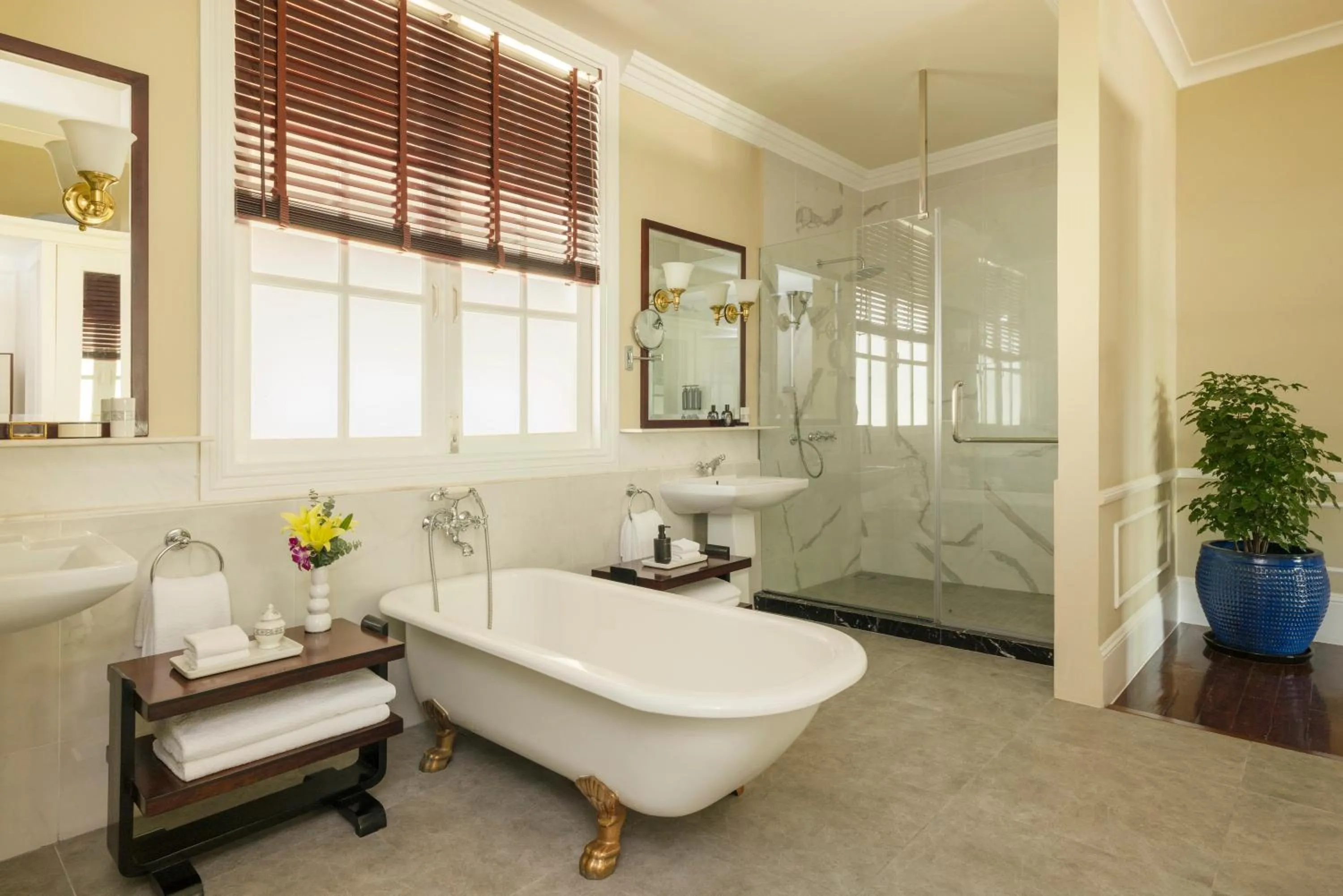 Bathroom in Raffles Grand Hotel d'Angkor