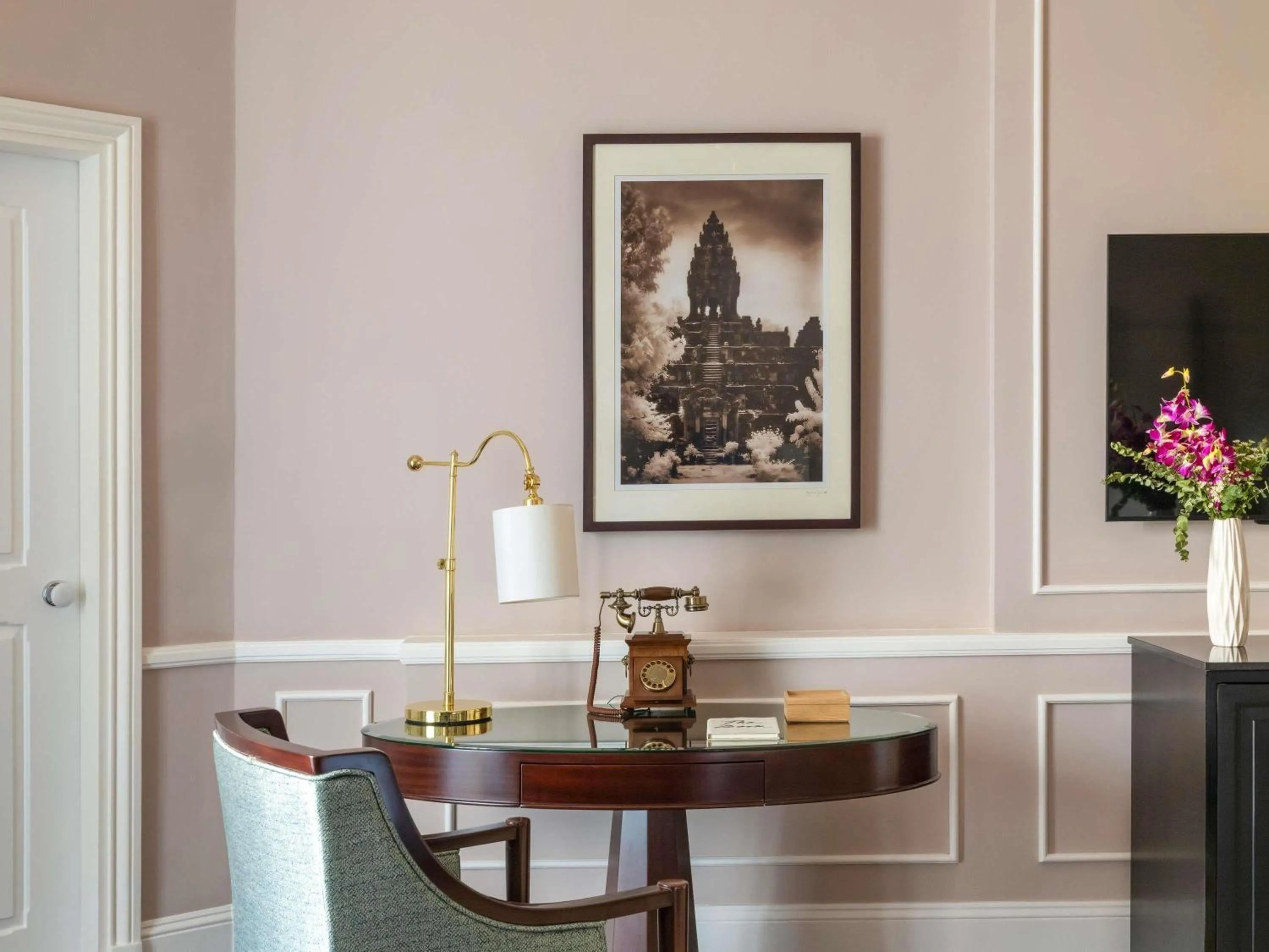 Bedroom in Raffles Grand Hotel d'Angkor