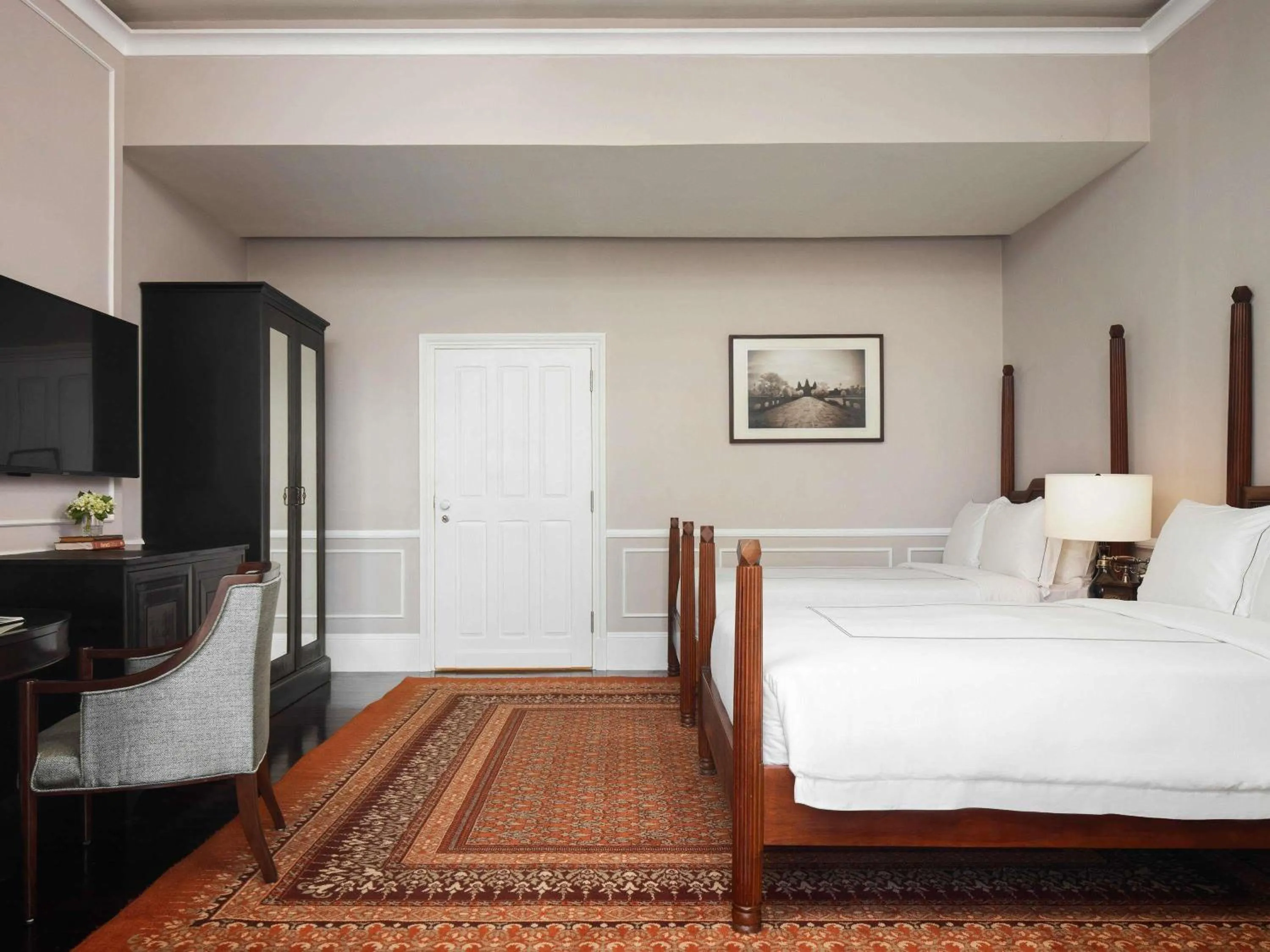 Bedroom, Bed in Raffles Grand Hotel d'Angkor