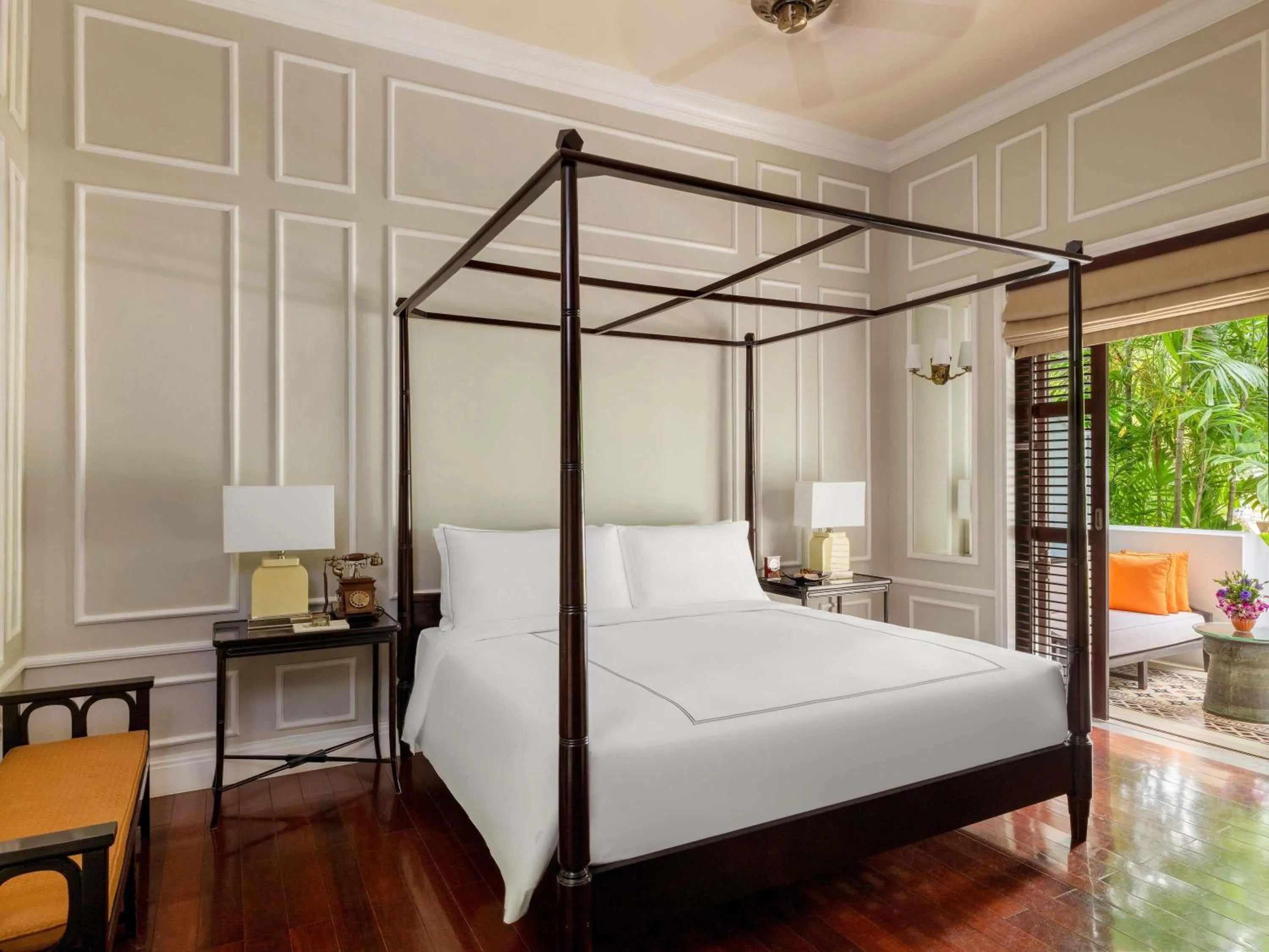 Bedroom, Bed in Raffles Grand Hotel d'Angkor