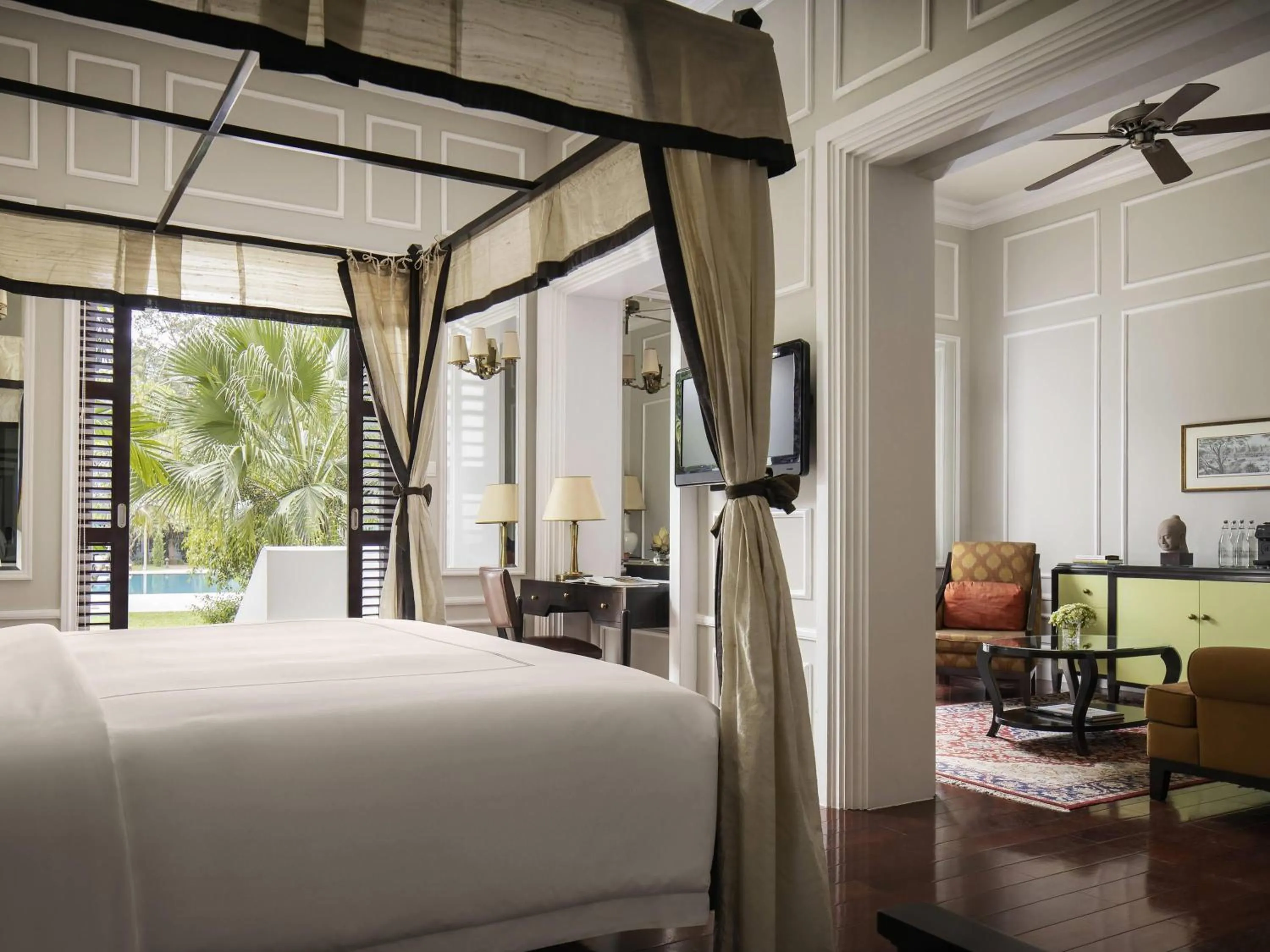 Photo of the whole room, Bed in Raffles Grand Hotel d'Angkor