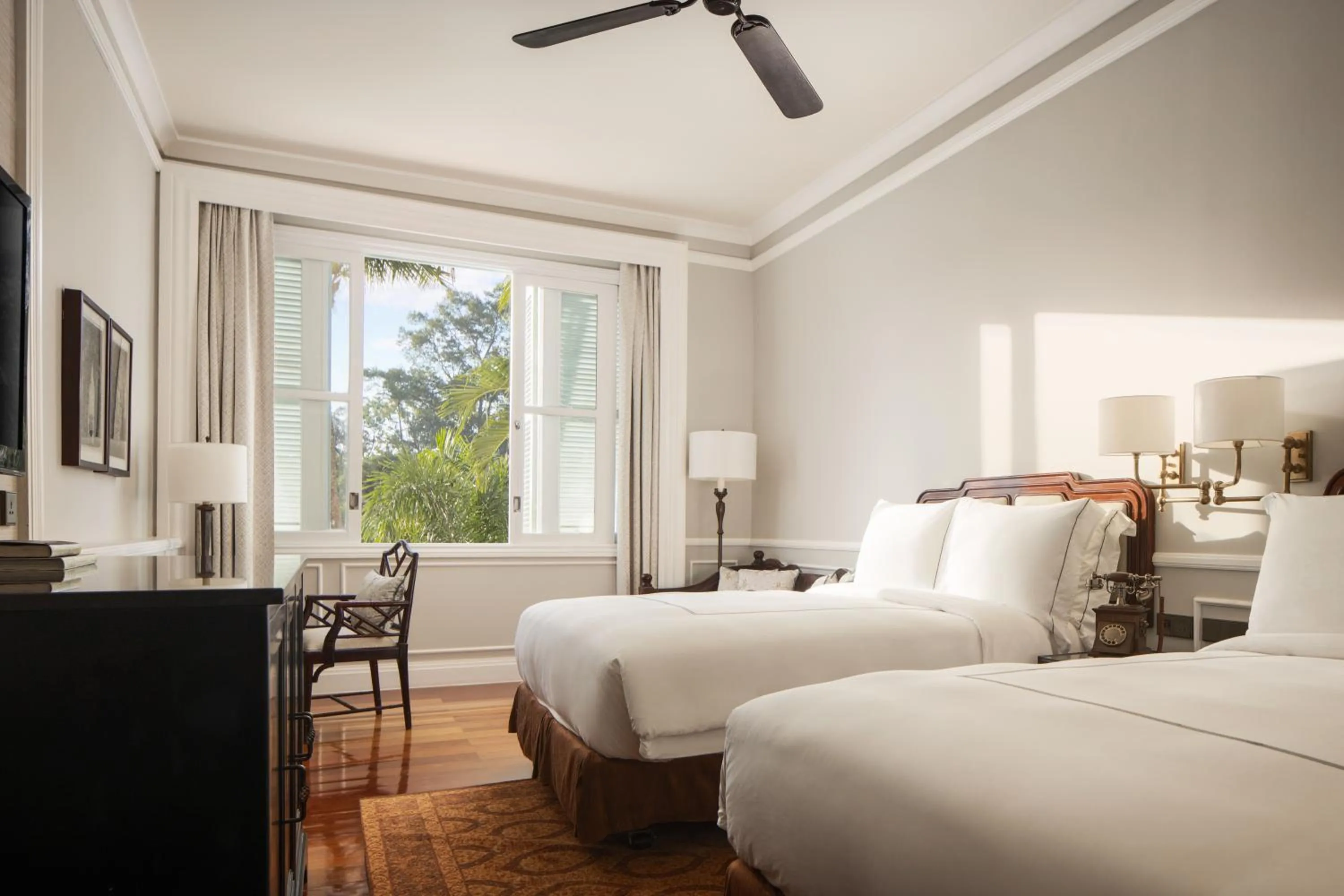 Bed in Raffles Grand Hotel d'Angkor