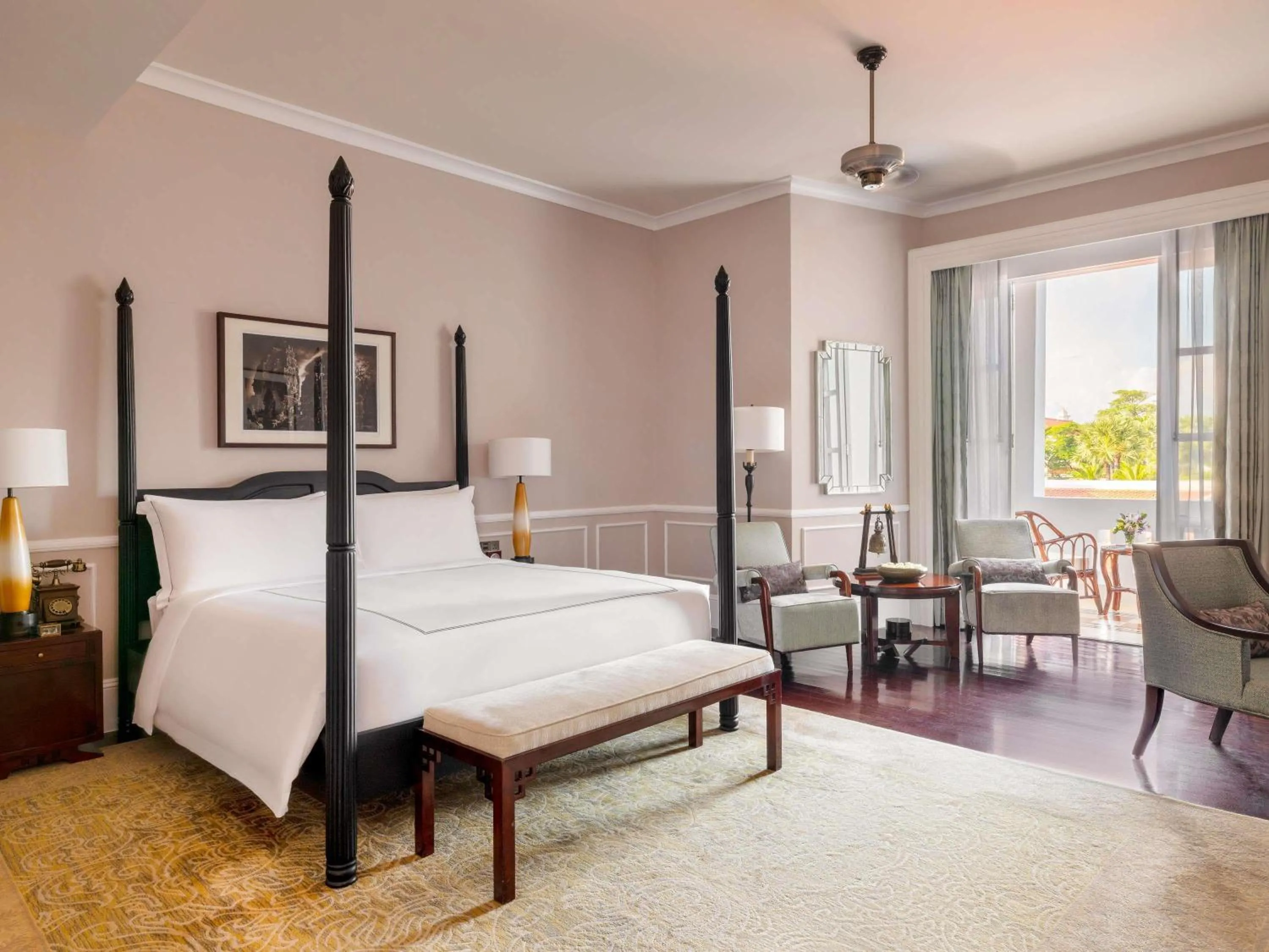 Bedroom, Bed in Raffles Grand Hotel d'Angkor