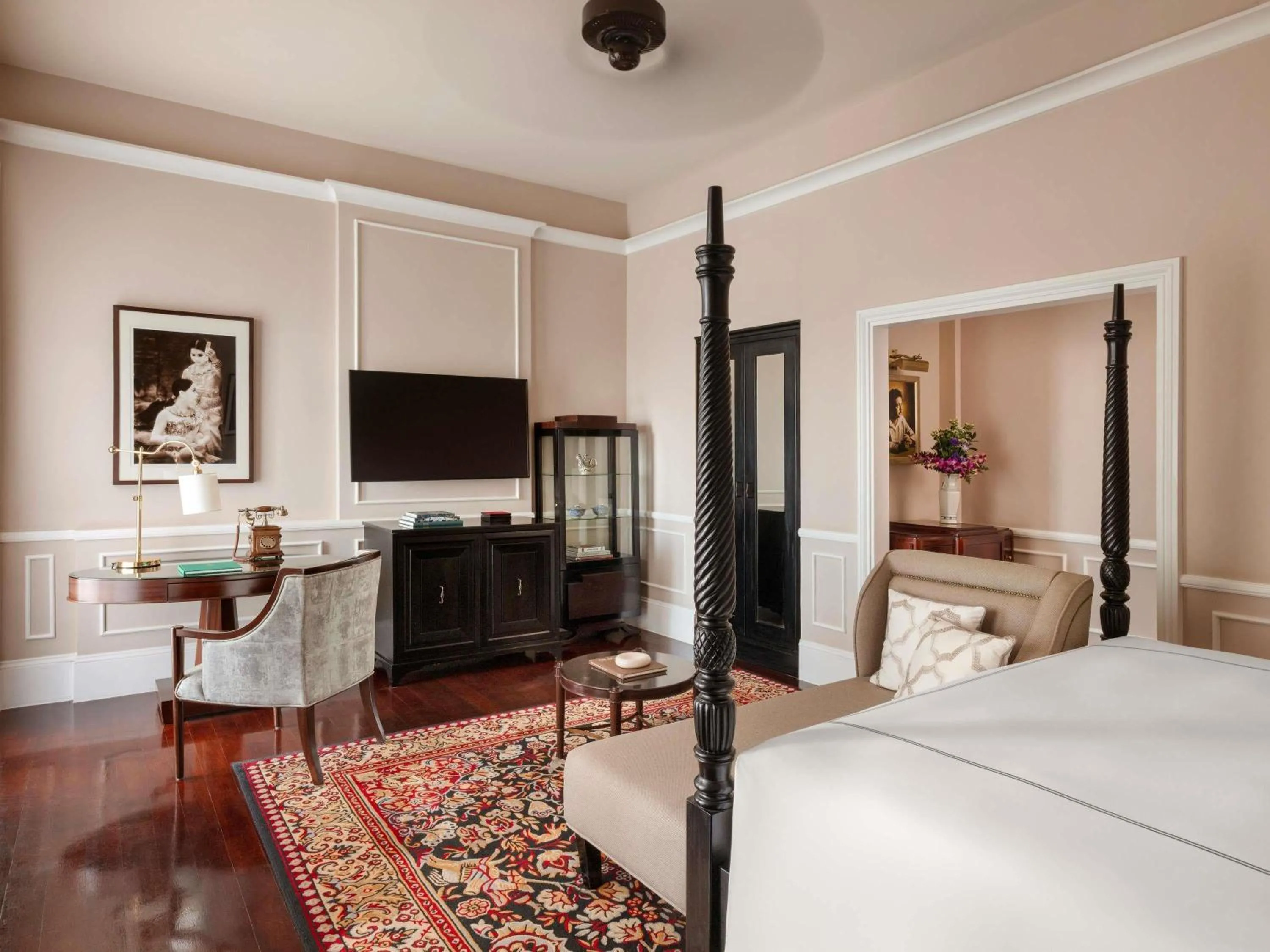 Bedroom, Bed in Raffles Grand Hotel d'Angkor